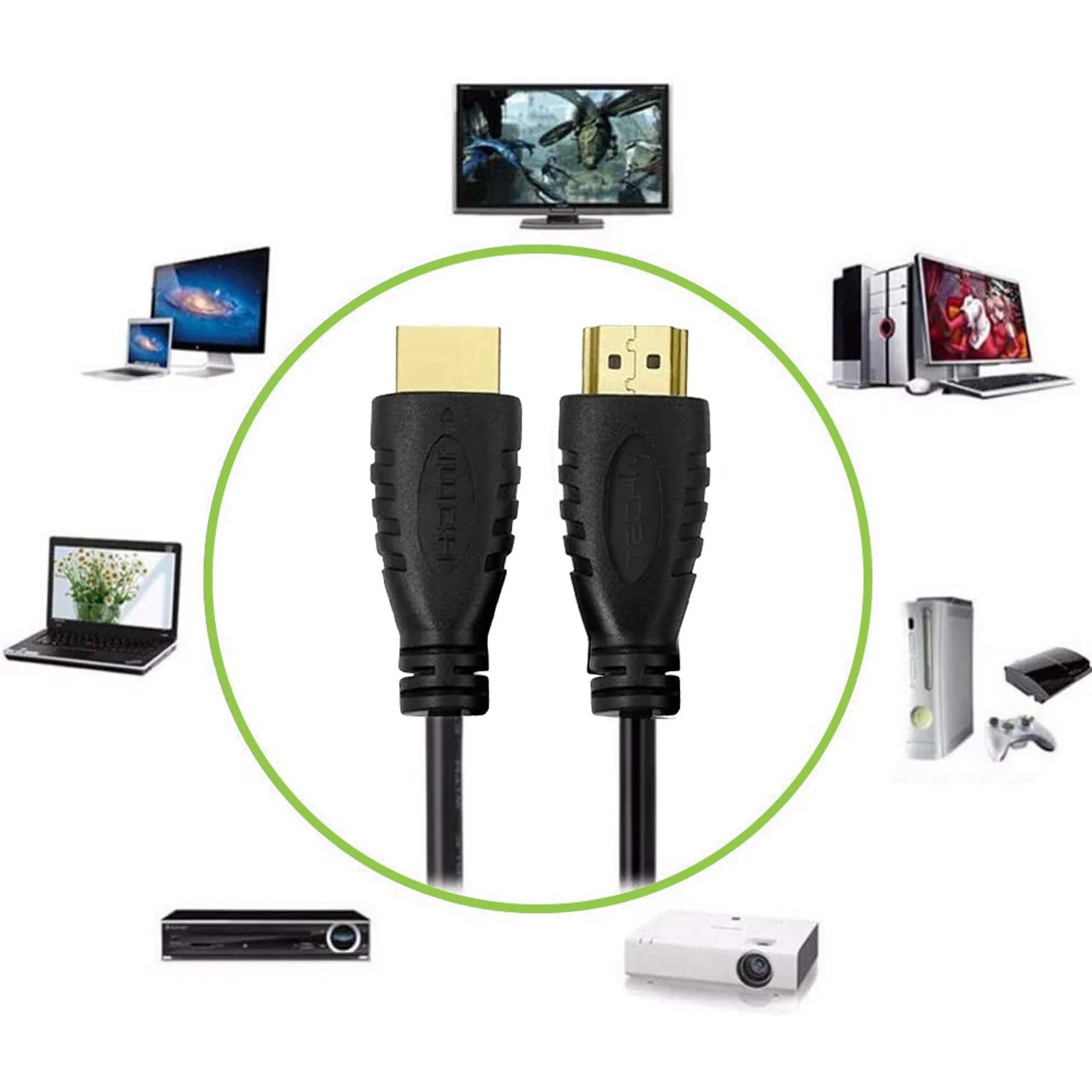 Techly ICOC HDMI2-4-060 câble HDMI 6 m HDMI Type A (Standard) Noir