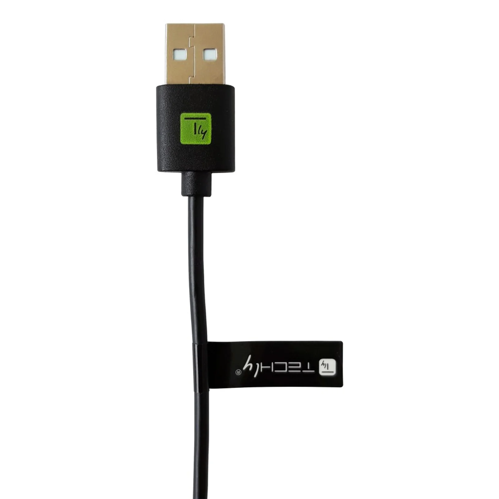 Techly ICOC MUSB20-CMAM01T câble USB USB 2.0 0,1 m USB A USB C 0,48 Gbit/s Noir