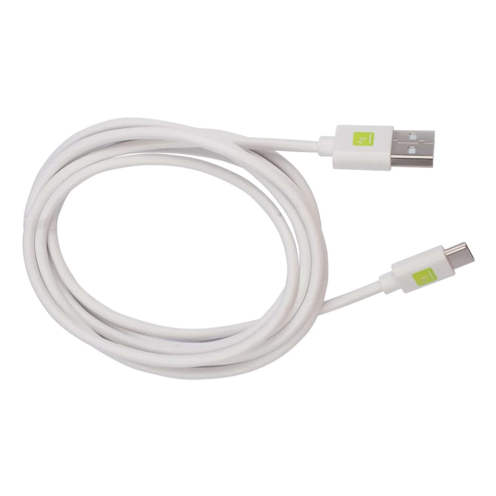 Techly ICOC MUSB20-CMAM20TW câble USB USB 2.0 2 m USB A USB C 0,48 Gbit/s Blanc
