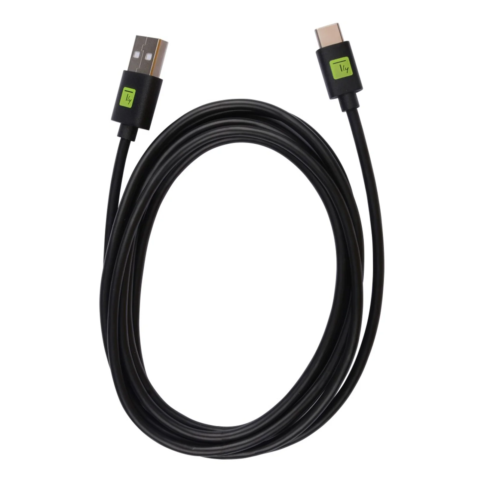 Techly ICOC MUSB31-CMAM20T câble USB USB 3.2 Gen 1 (3.1 Gen 1) 2 m USB A USB C 5 Gbit/s Noir