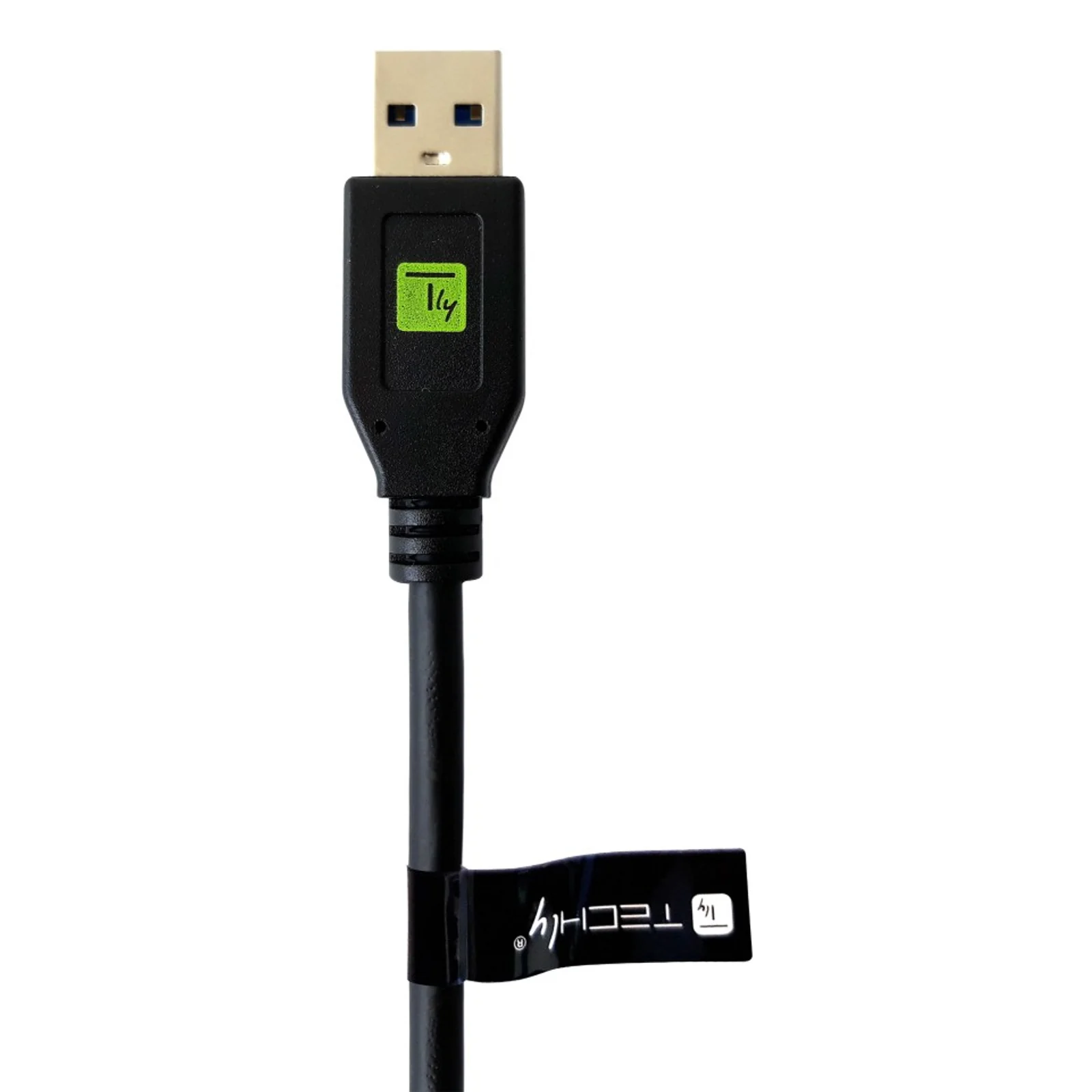 Techly ICOC MUSB312-CMAM05T câble USB USB 3.2 Gen 1 (3.1 Gen 1) 0,5 m USB A USB C 10 Gbit/s Noir
