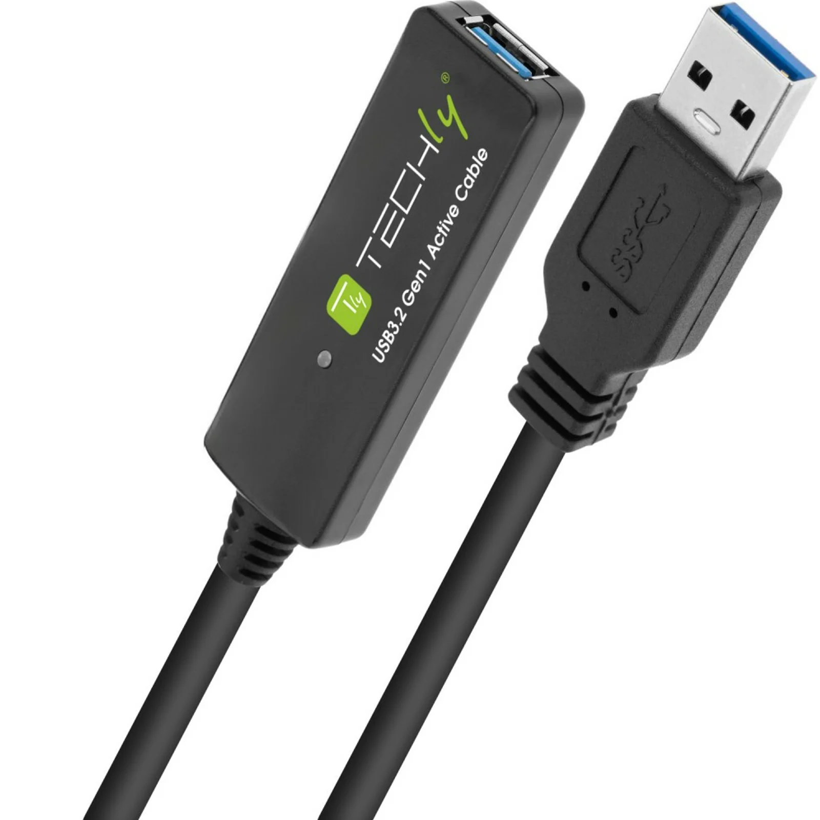 ICUR30100G câble USB USB 3.2 Gen 1 (3.1 Gen 1) 10 m USB A Noir