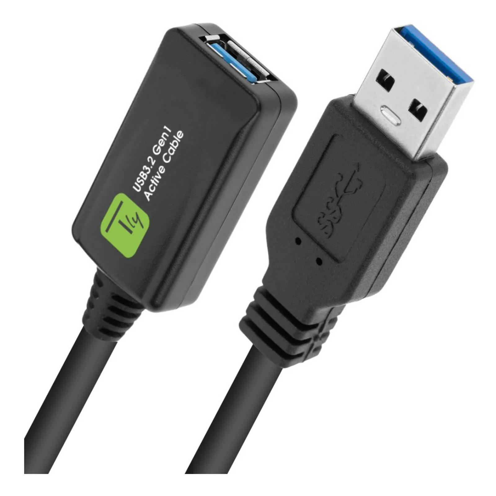 ICUR3050G câble USB USB 3.2 Gen 1 (3.1 Gen 1) 5 m USB A Noir