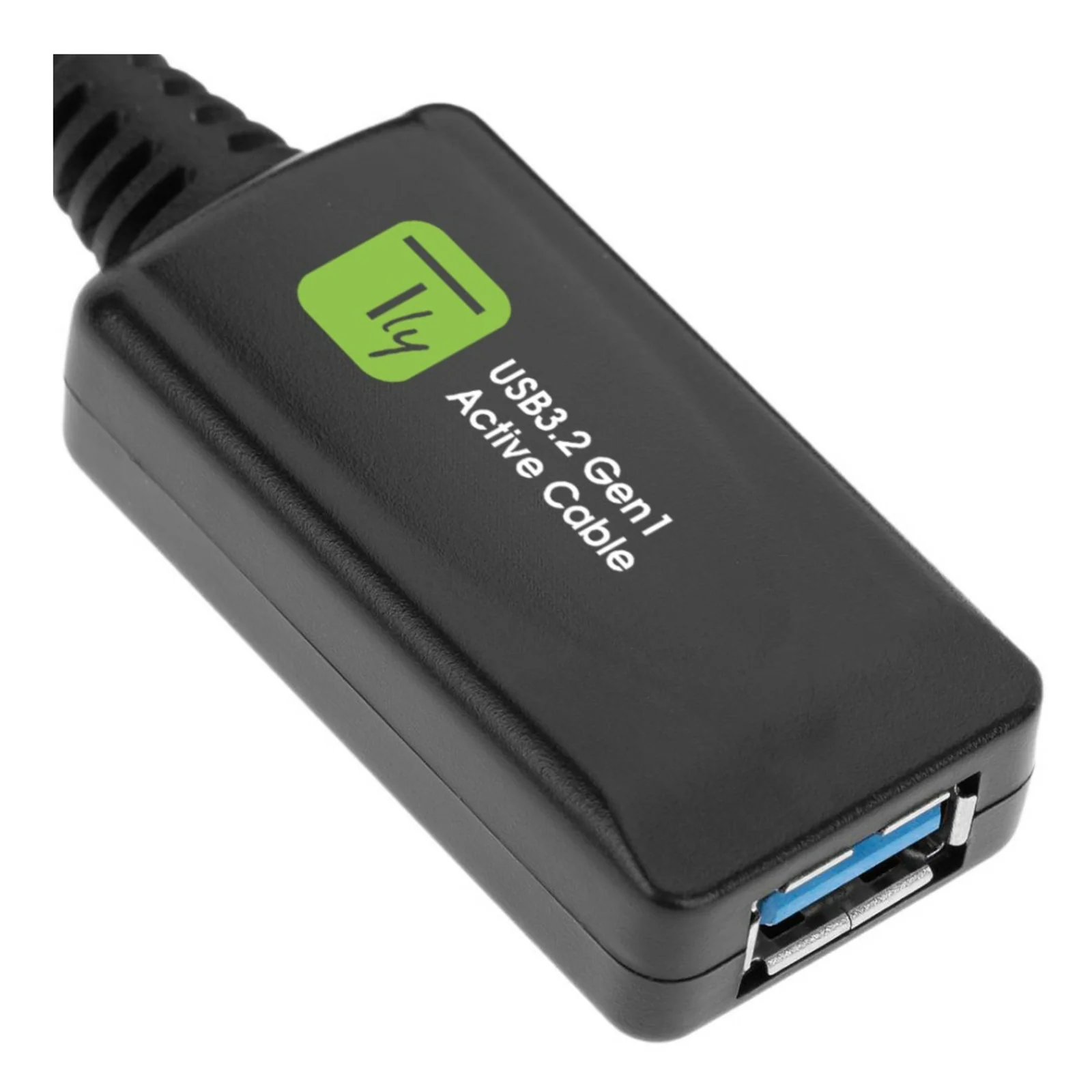 Techly ICUR3050G câble USB USB 3.2 Gen 1 (3.1 Gen 1) 5 m USB A Noir
