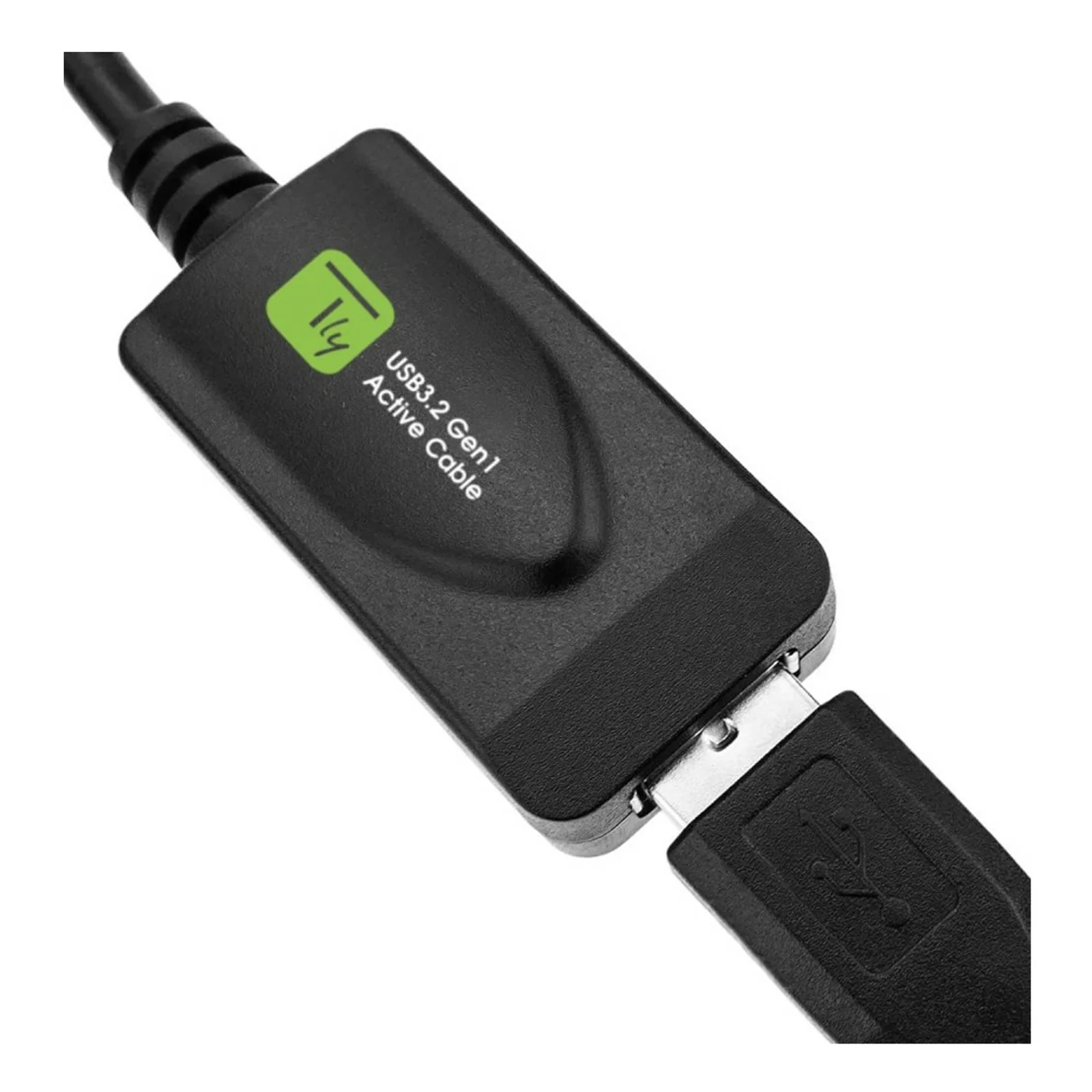 Techly ICUR3050G câble USB USB 3.2 Gen 1 (3.1 Gen 1) 5 m USB A Noir