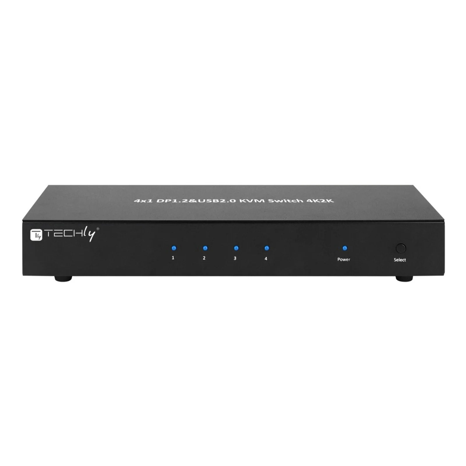 IDATA DP-KVM4 commutateur écran, clavier et souris Grille de montage Noir
