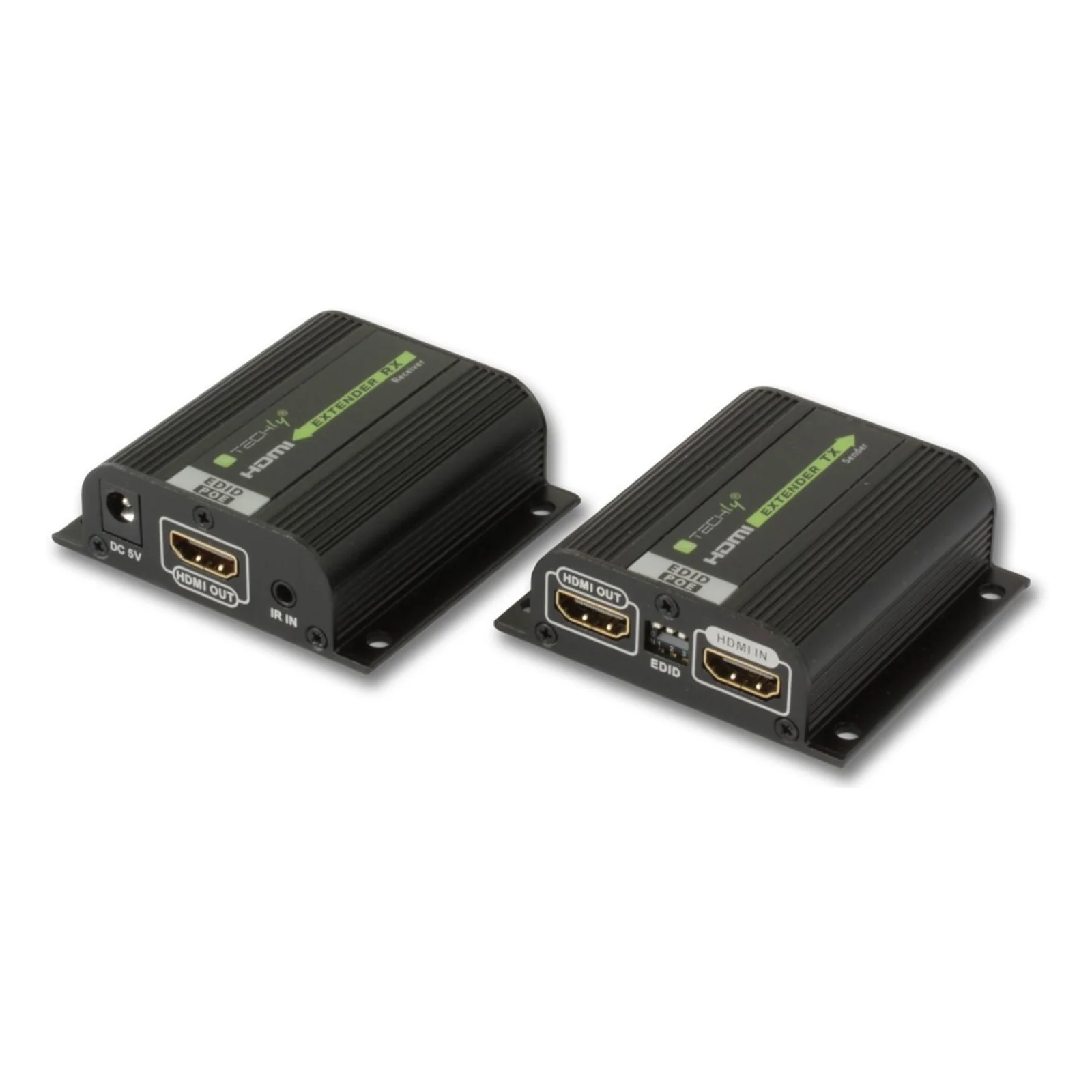 IDATA EXT-E70POED extension audio/video Émetteur et récepteur AV Noir