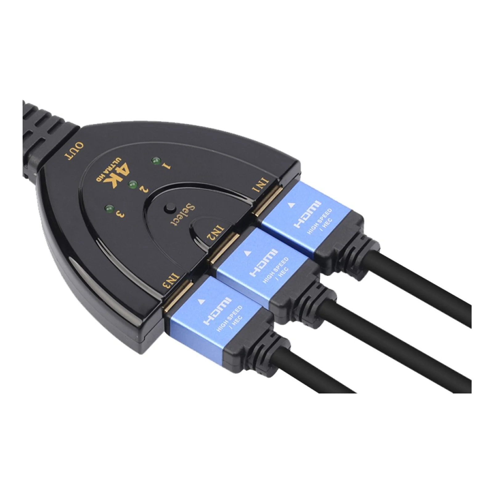 Techly IDATA HDMI-3F30 commutateur vidéo