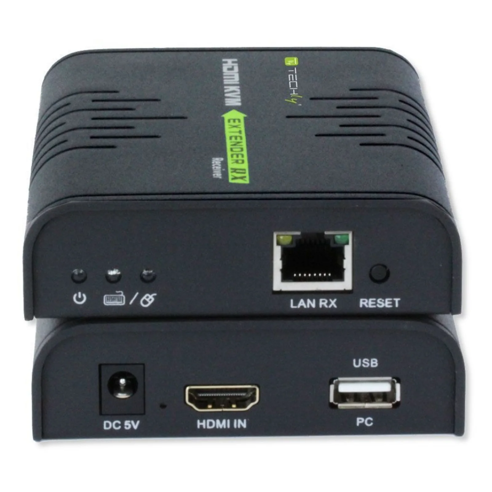 Techly IDATA HDMI-KVM2 extension KVM Émetteur et récepteur
