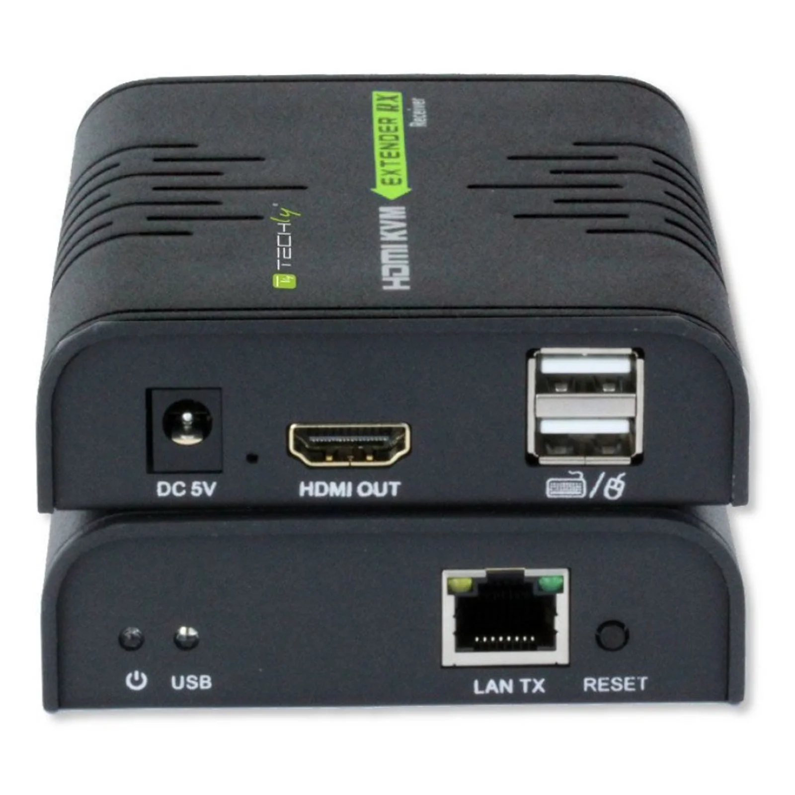 Techly IDATA HDMI-KVM2 extension KVM Émetteur et récepteur