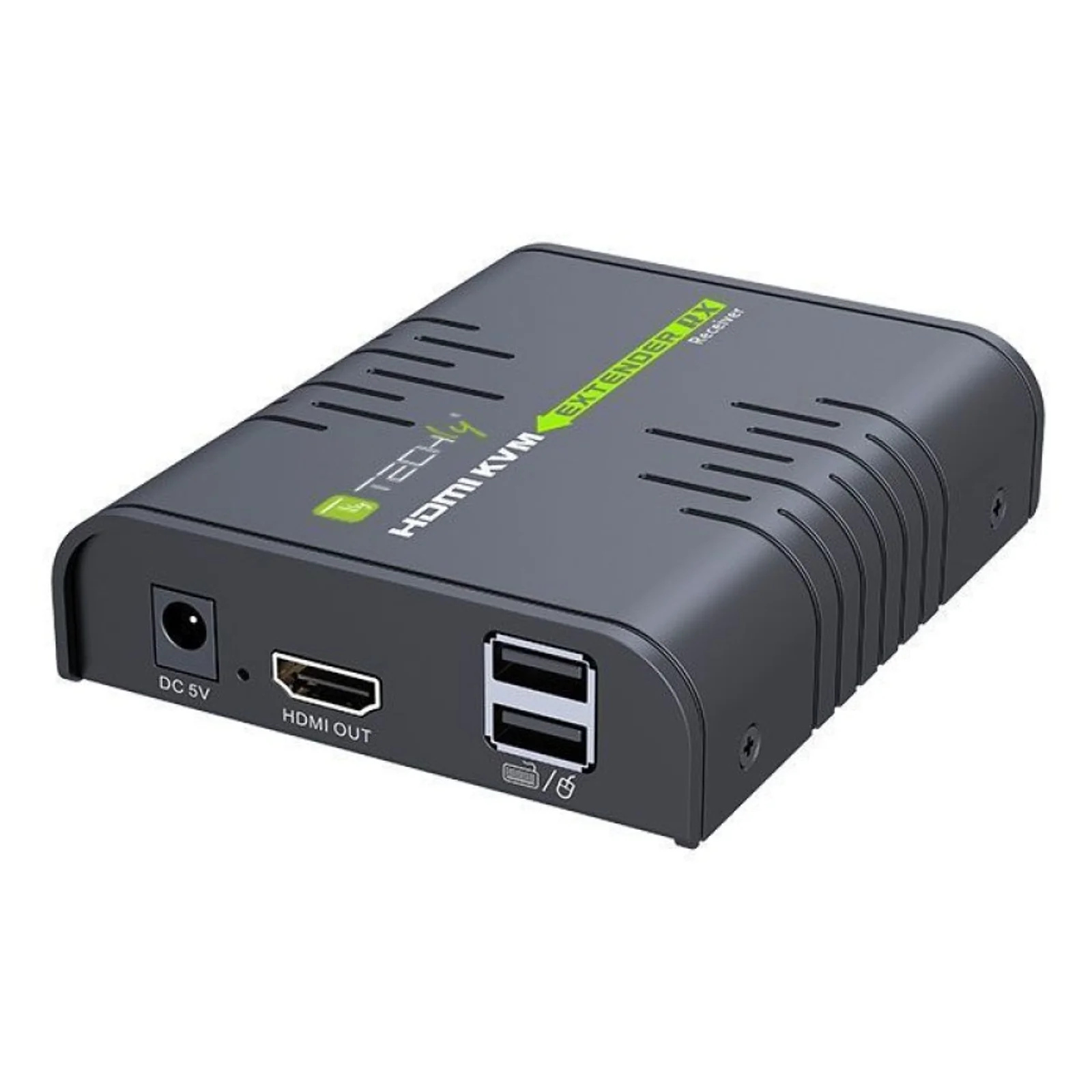 Techly IDATA HDMI-KVM2 extension KVM Émetteur et récepteur