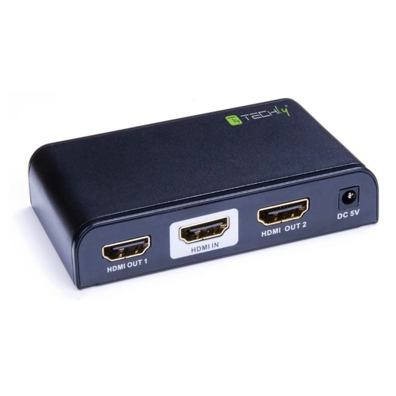 Techly IDATA HDMI2-4K2 répartiteur vidéo HDMI 2x HDMI