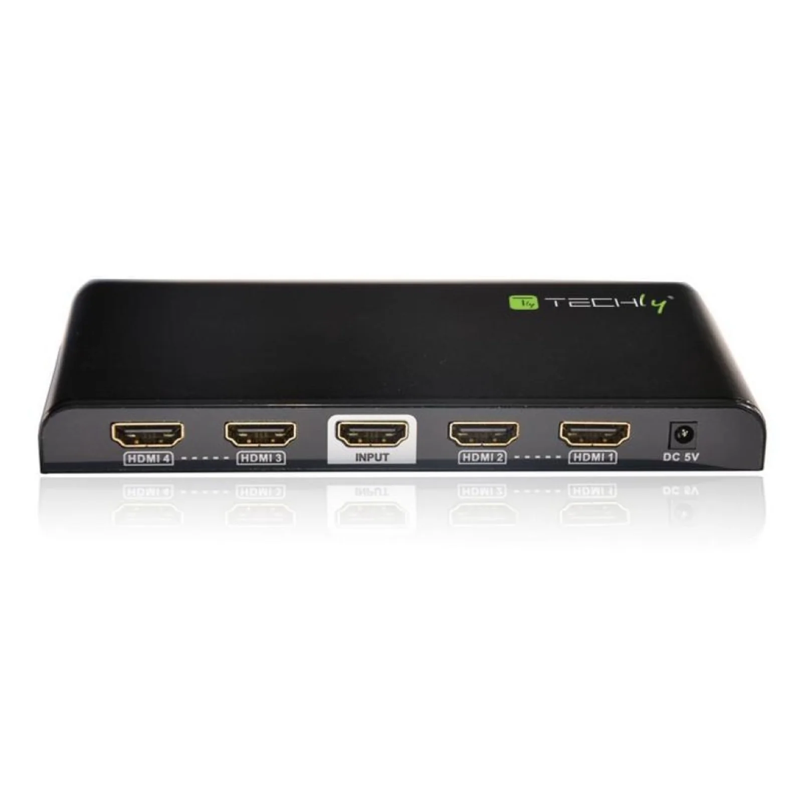 Techly IDATA HDMI2-4K4 répartiteur vidéo HDMI 4x HDMI