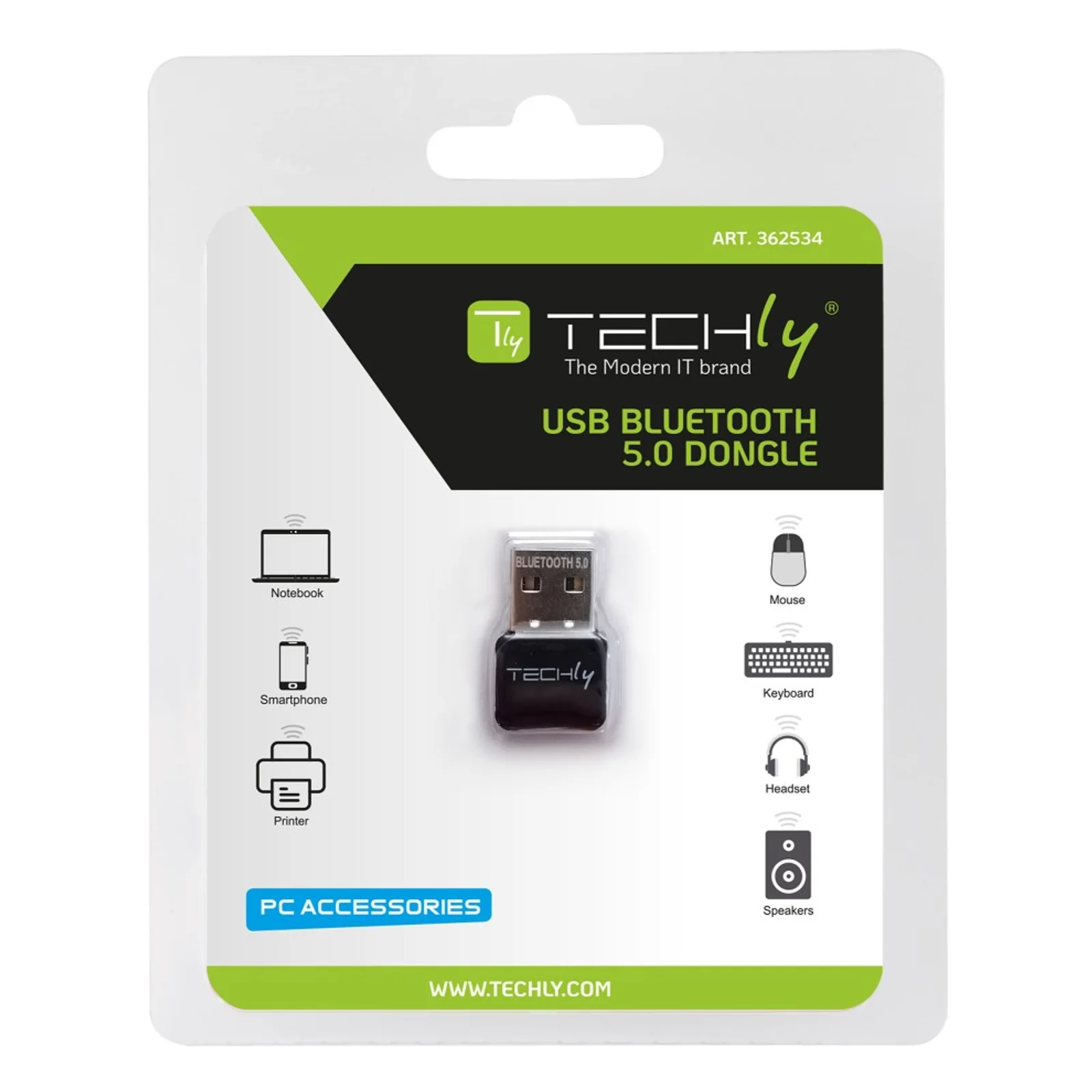Techly IDATA USB-BLT5 accessoire de clavier Récepteur USB