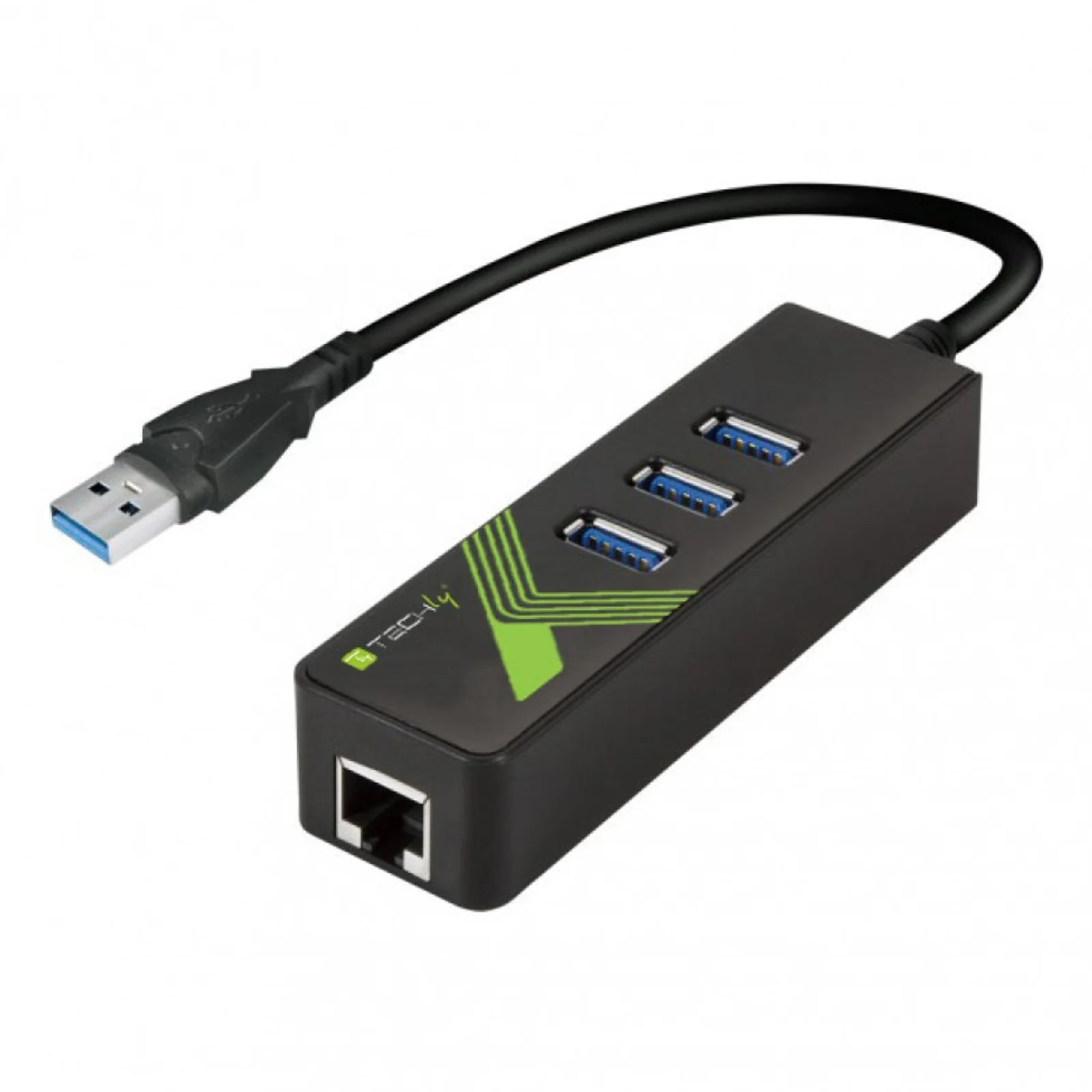 IDATA USB-ETGIGA-3U2 station d'accueil USB 3.2 Gen 1 (3.1 Gen 1) Type-A Noir