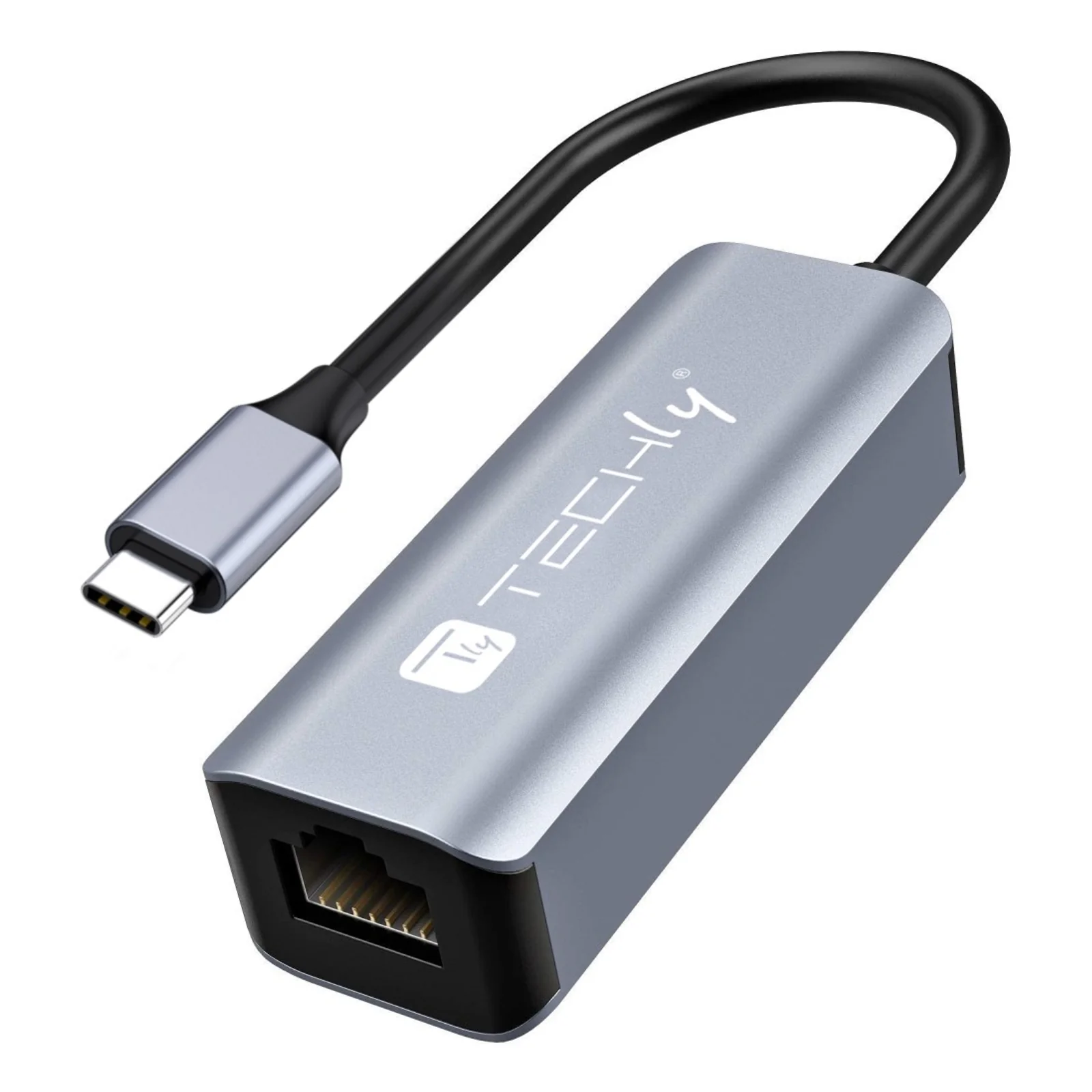 IDATA USB-ETGIGA-CA station d'accueil Avec fil USB 3.2 Gen 1 (3.1 Gen 1) Type-C Noir, Argent
