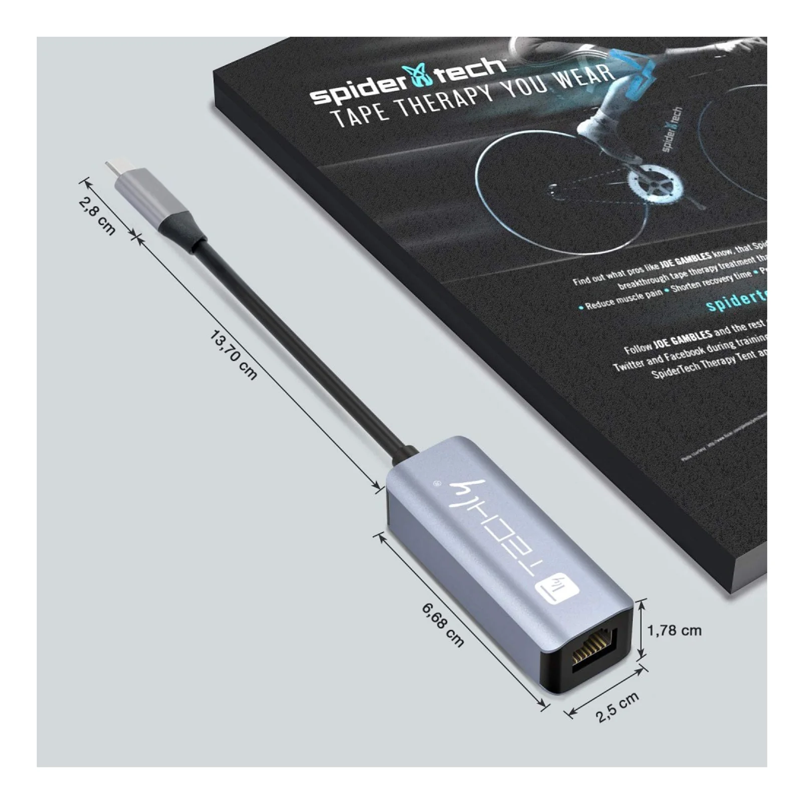 Techly IDATA USB-ETGIGA-CA station d'accueil Avec fil USB 3.2 Gen 1 (3.1 Gen 1) Type-C Noir, Argent