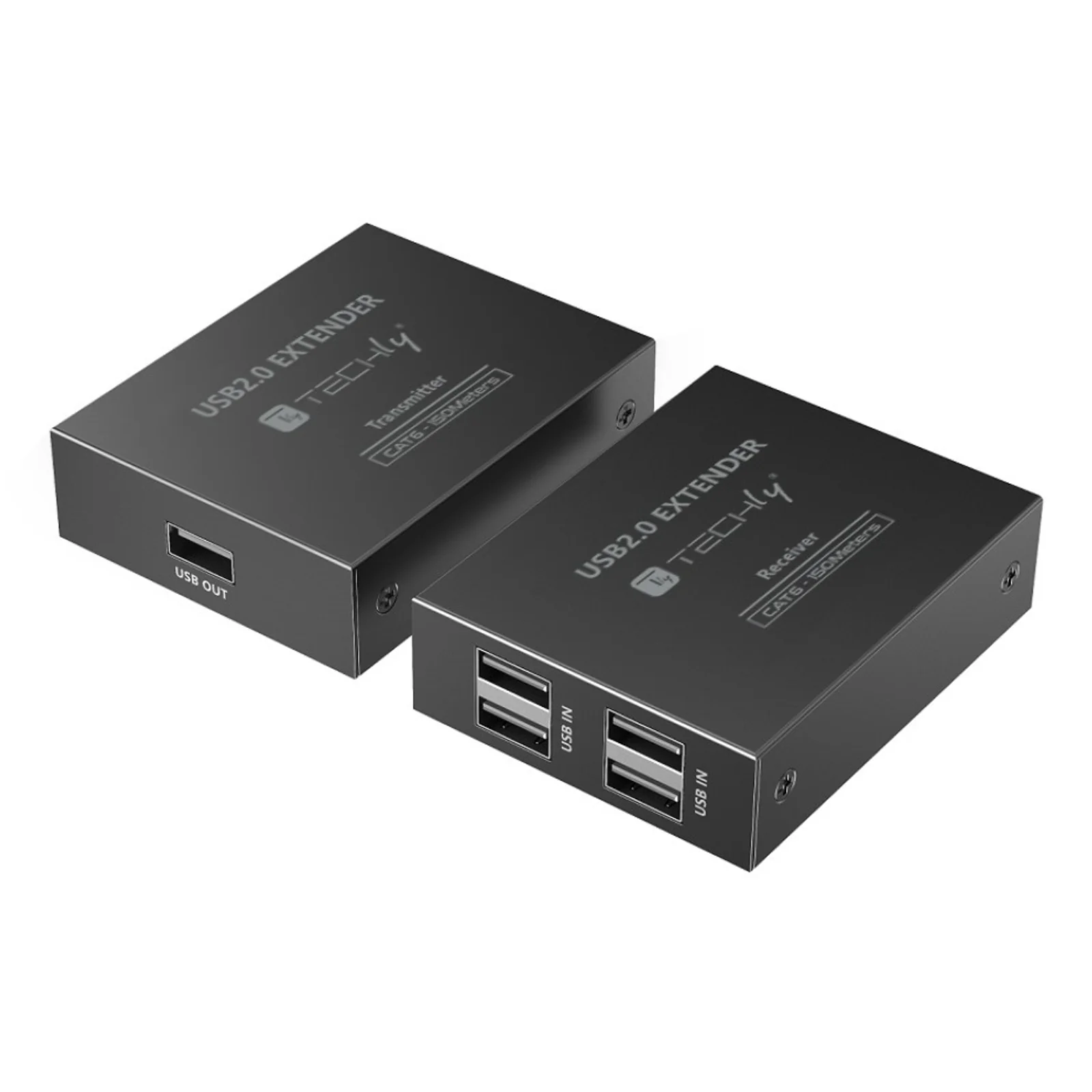 IUSB-EXTEND1504P extension audio/video Émetteur et récepteur AV Noir