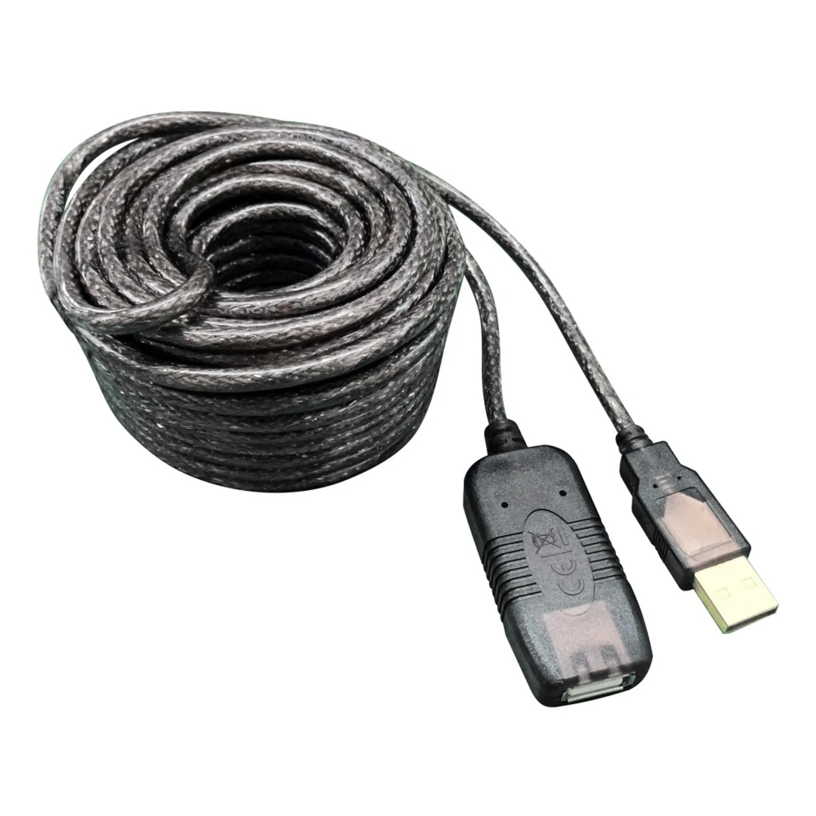 Techly IUSB-REP10TY câble USB USB 2.0 10 m USB A 0,48 Gbit/s Noir