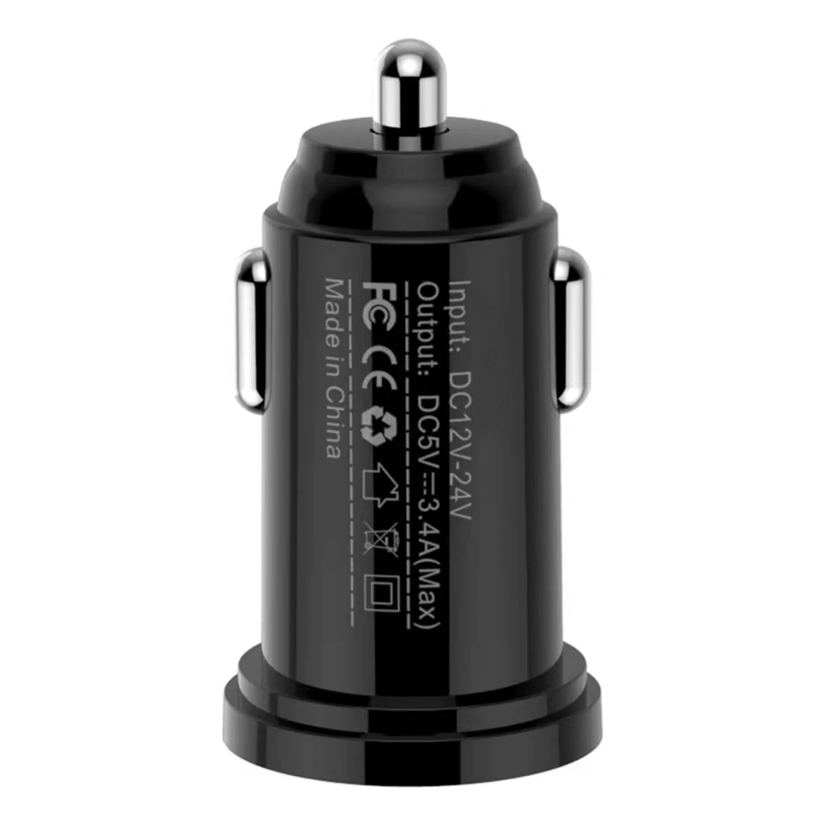 Techly IUSB2-CAR5-A24 chargeur d'appareils mobiles Universel Noir Allume-cigare Auto