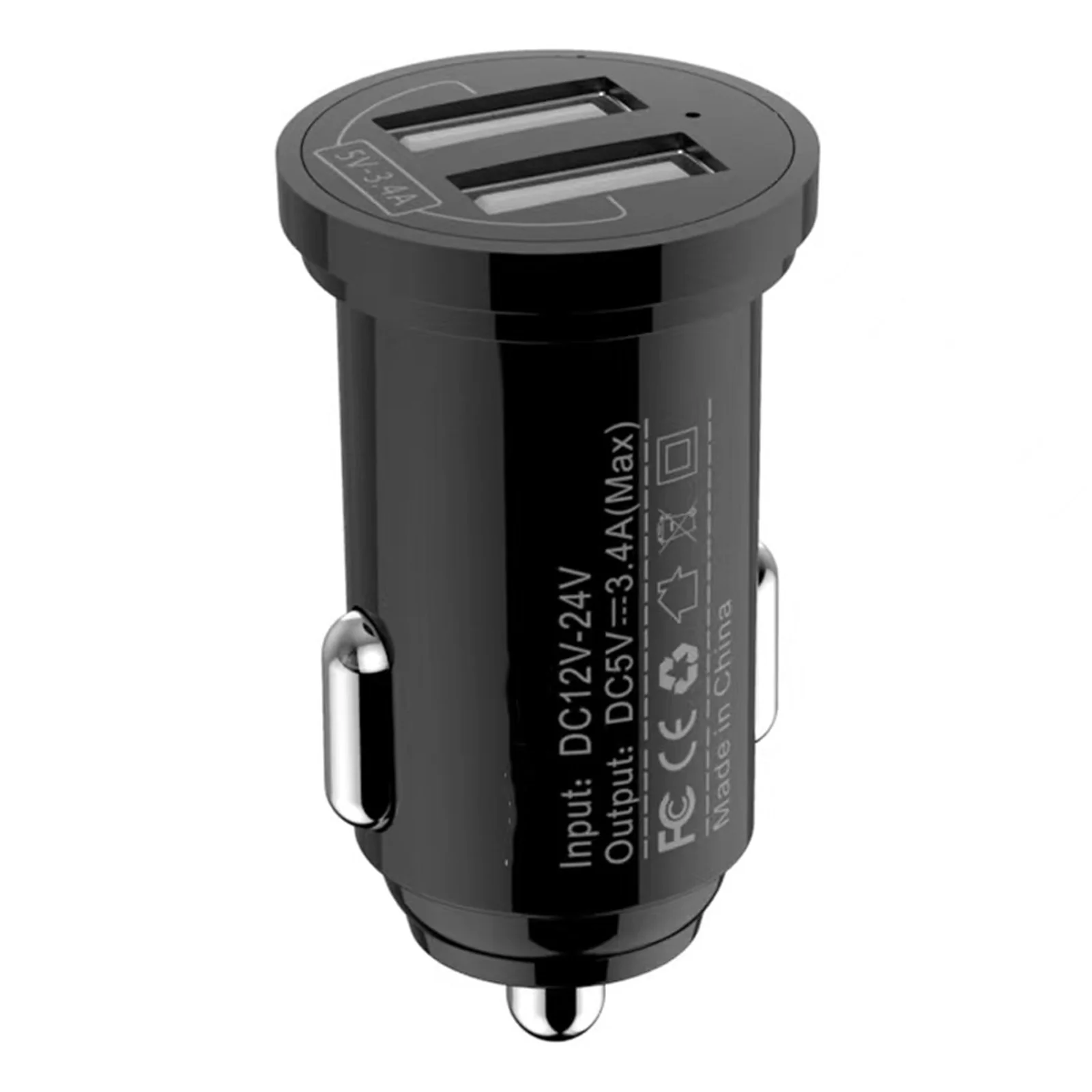 Techly IUSB2-CAR5-A48 chargeur d'appareils mobiles Universel Noir Allume-cigare Auto