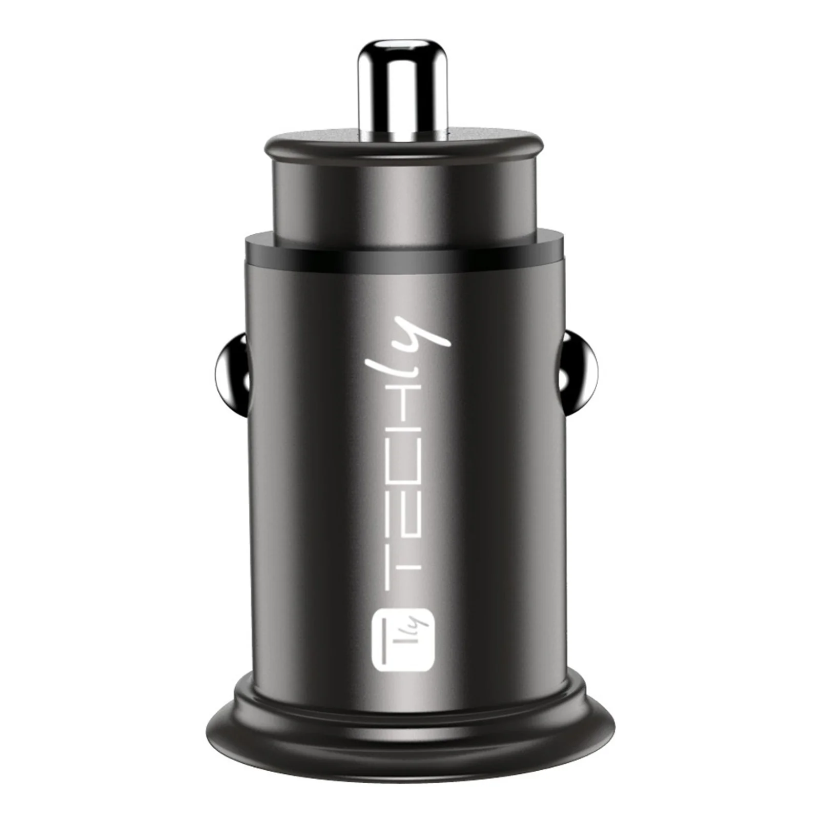Techly IUSB2-CAR5-AC38W chargeur d'appareils mobiles Universel Noir Allume-cigare Charge rapide Auto
