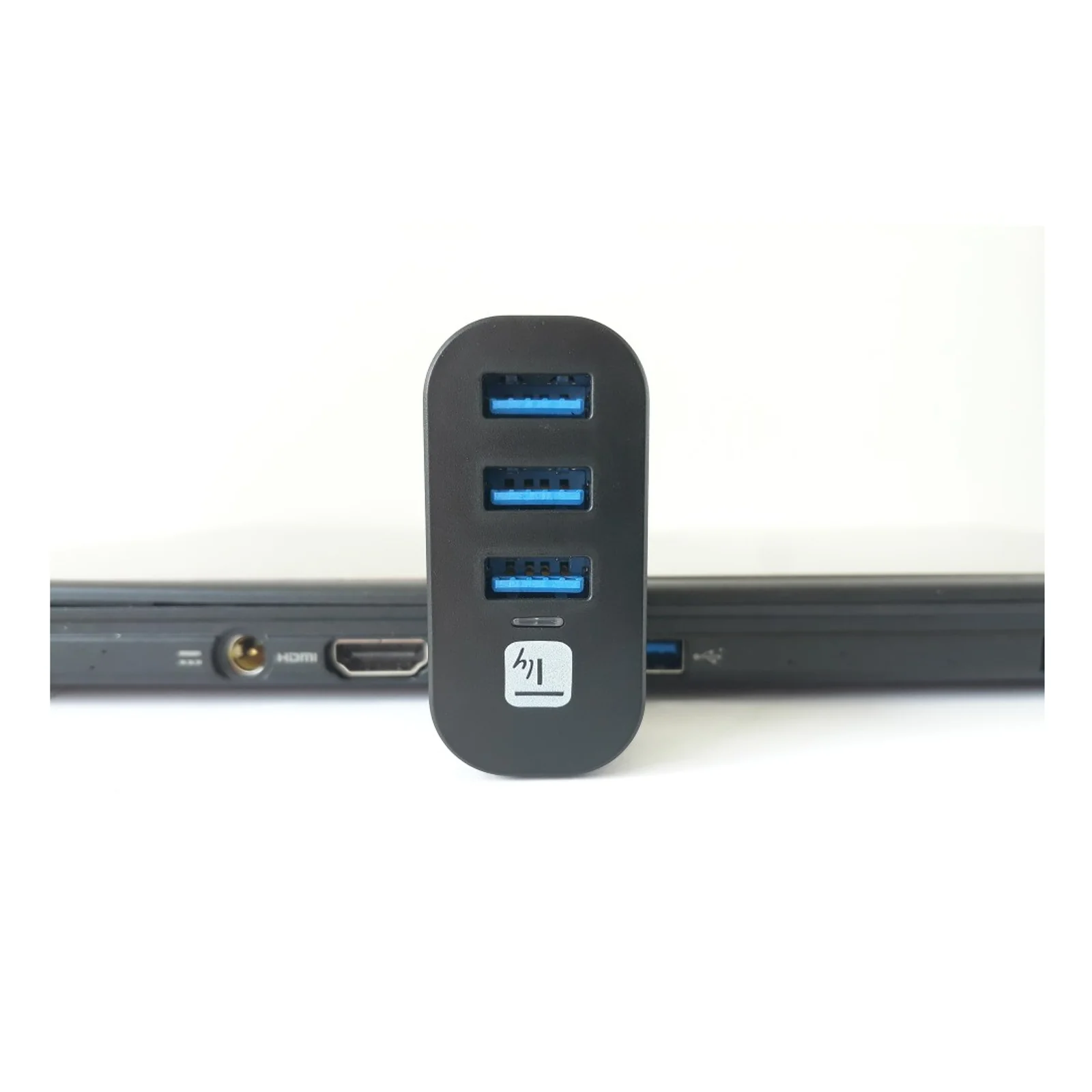 Techly IUSB3-HUB3-ROTB hub & concentrateur USB 3.2 Gen 1 (3.1 Gen 1) Type-A 5000 Mbit/s Noir