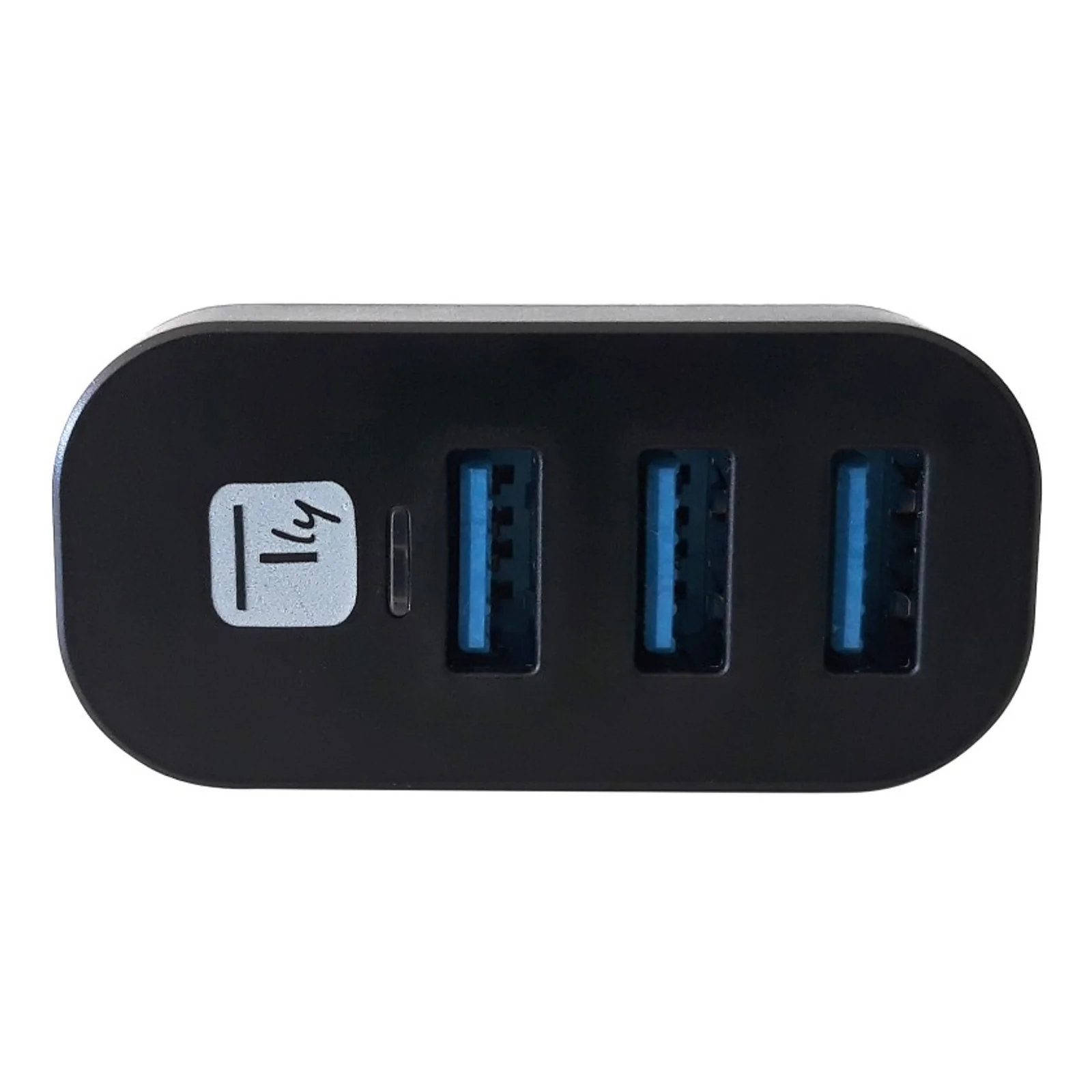 Techly IUSB3-HUB3-ROTB hub & concentrateur USB 3.2 Gen 1 (3.1 Gen 1) Type-A 5000 Mbit/s Noir
