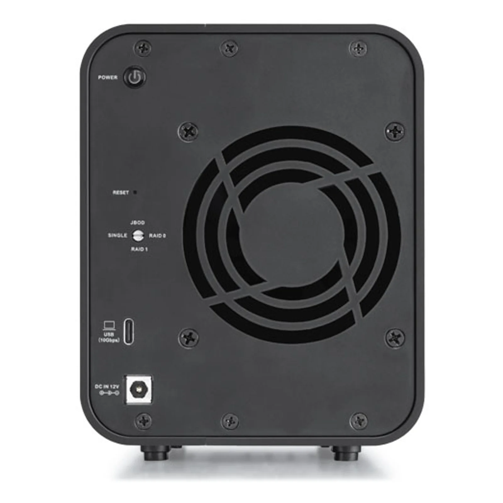 TerraMaster D2-320 boîtier de disques Bureau Noir