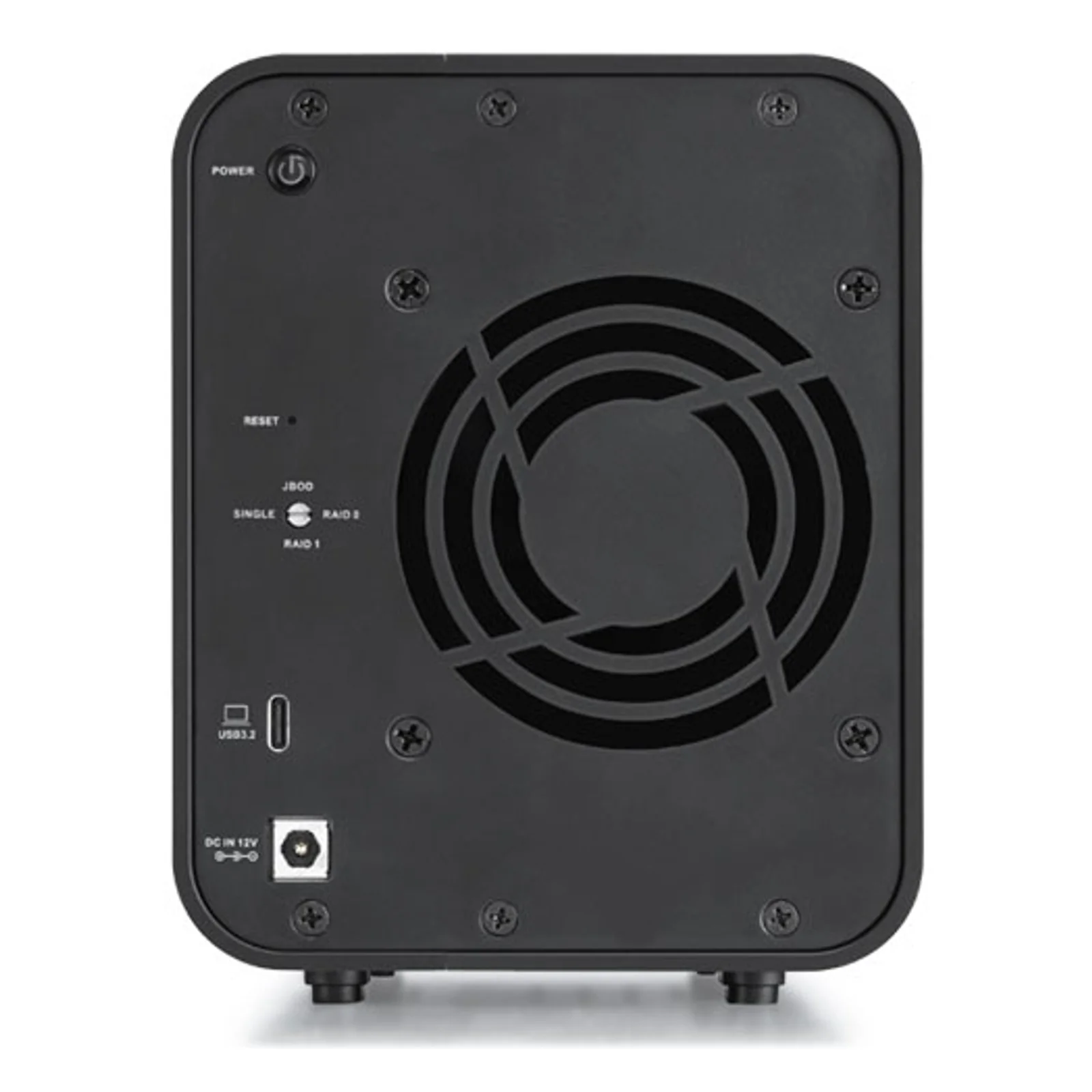 TerraMaster D5 HYBRID boîtier de disques Bureau Noir