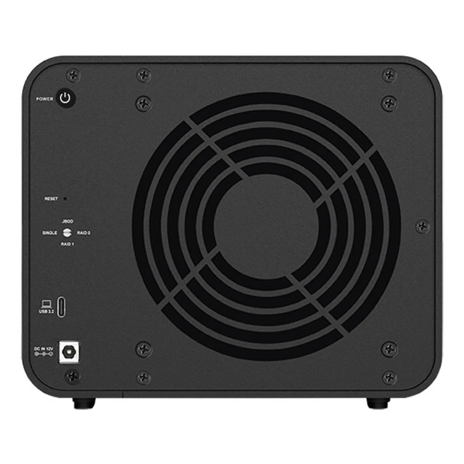 TerraMaster D8 HYBRID boîtier de disques Bureau Noir