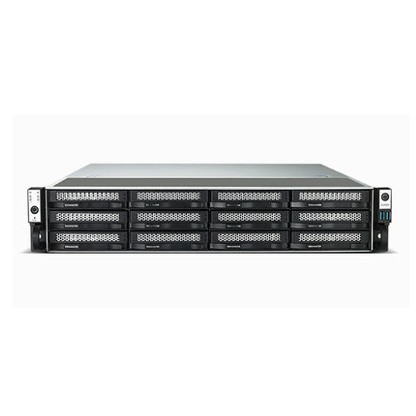 U12-500 Plus NAS Rack (2 U) Intel® Core™ i7 16 Go DDR5 0 To Gris