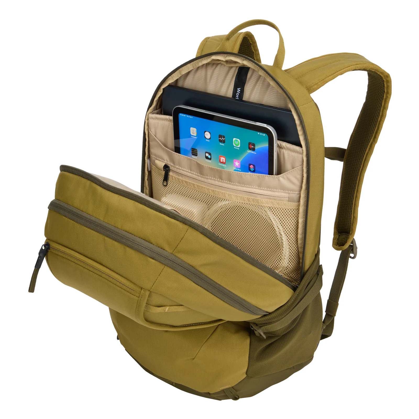 Thule EnRoute TEBP5216 - Nutria/Natural Green sac à dos Sac à dos normal Vert, Naturel Nylon
