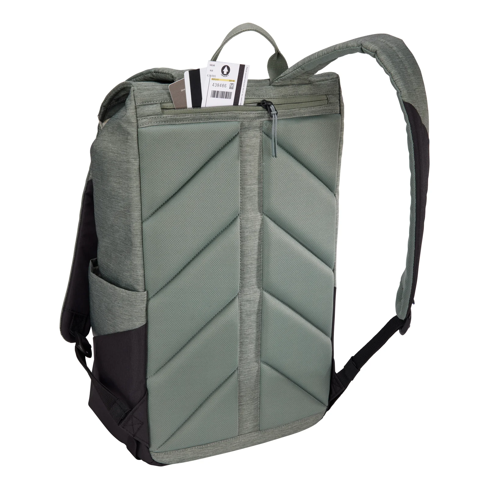 Thule Lithos TLBP213 - Agave/black sac à dos Sac à dos normal Noir, Gris Polyester