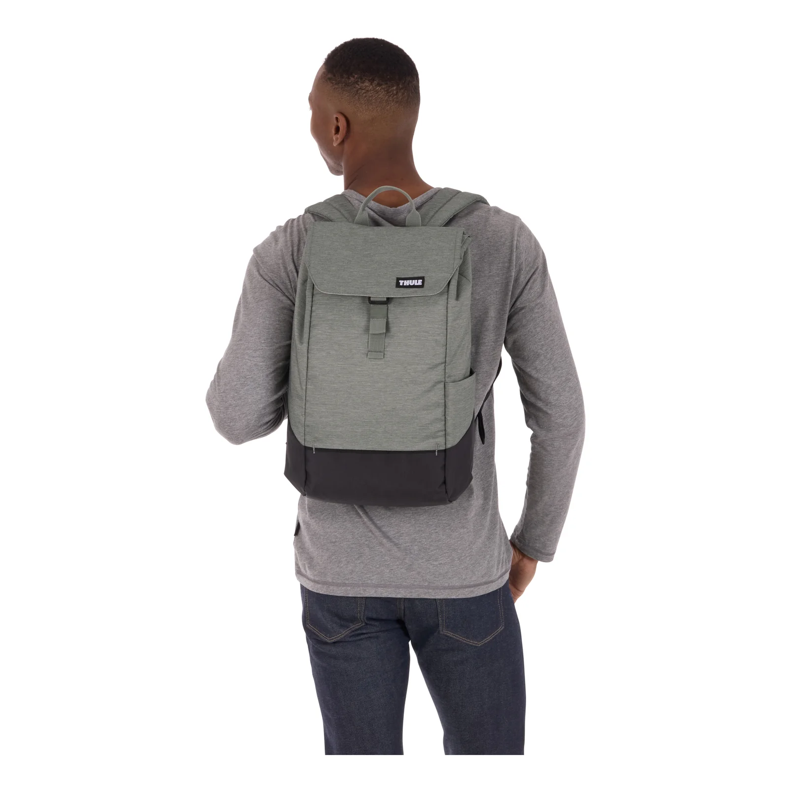 Thule Lithos TLBP213 - Agave/black sac à dos Sac à dos normal Noir, Gris Polyester