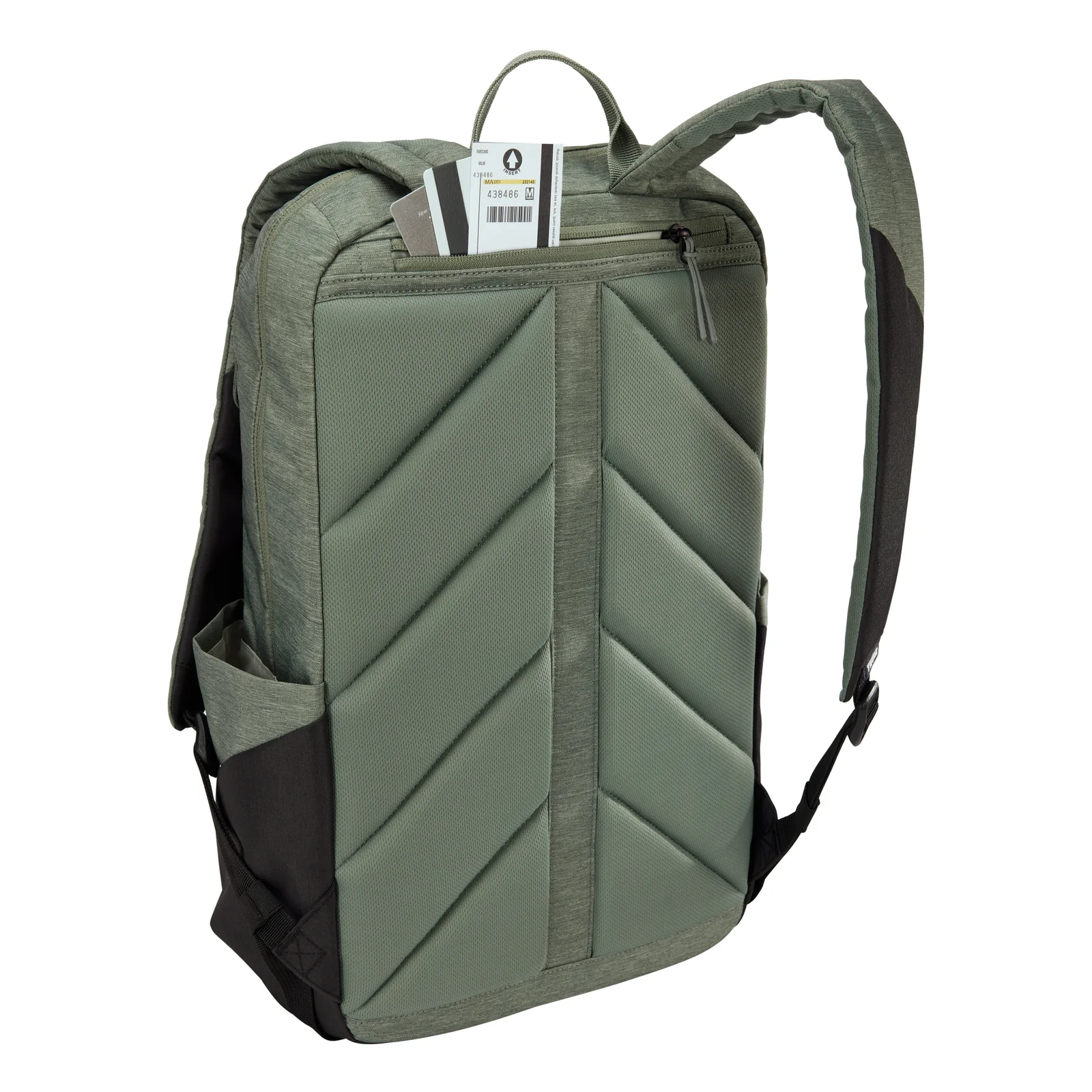 Thule Lithos TLBP216 - Agave/Black sac à dos Sac à dos normal Noir, Gris Polyester