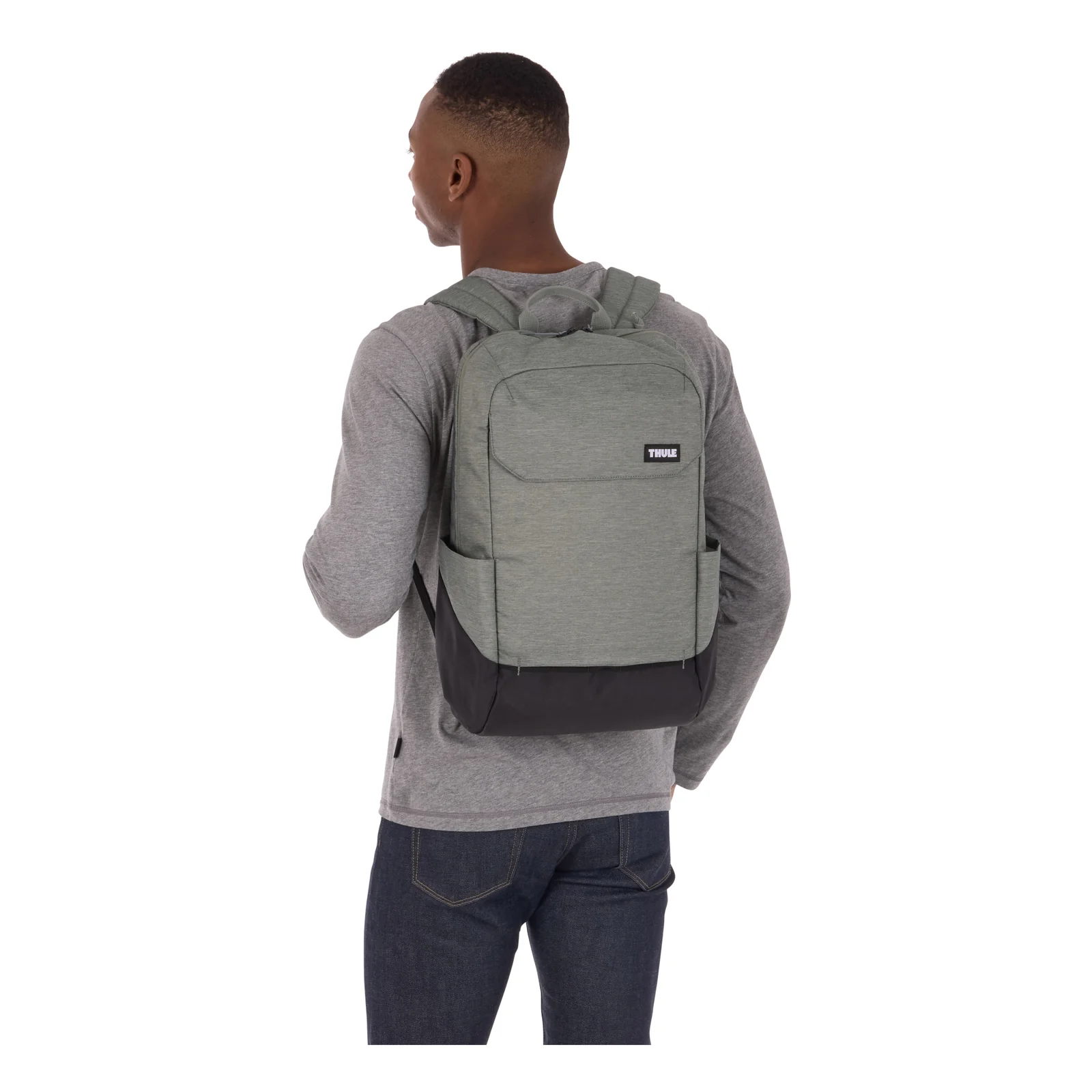 Thule Lithos TLBP216 - Agave/Black sac à dos Sac à dos normal Noir, Gris Polyester