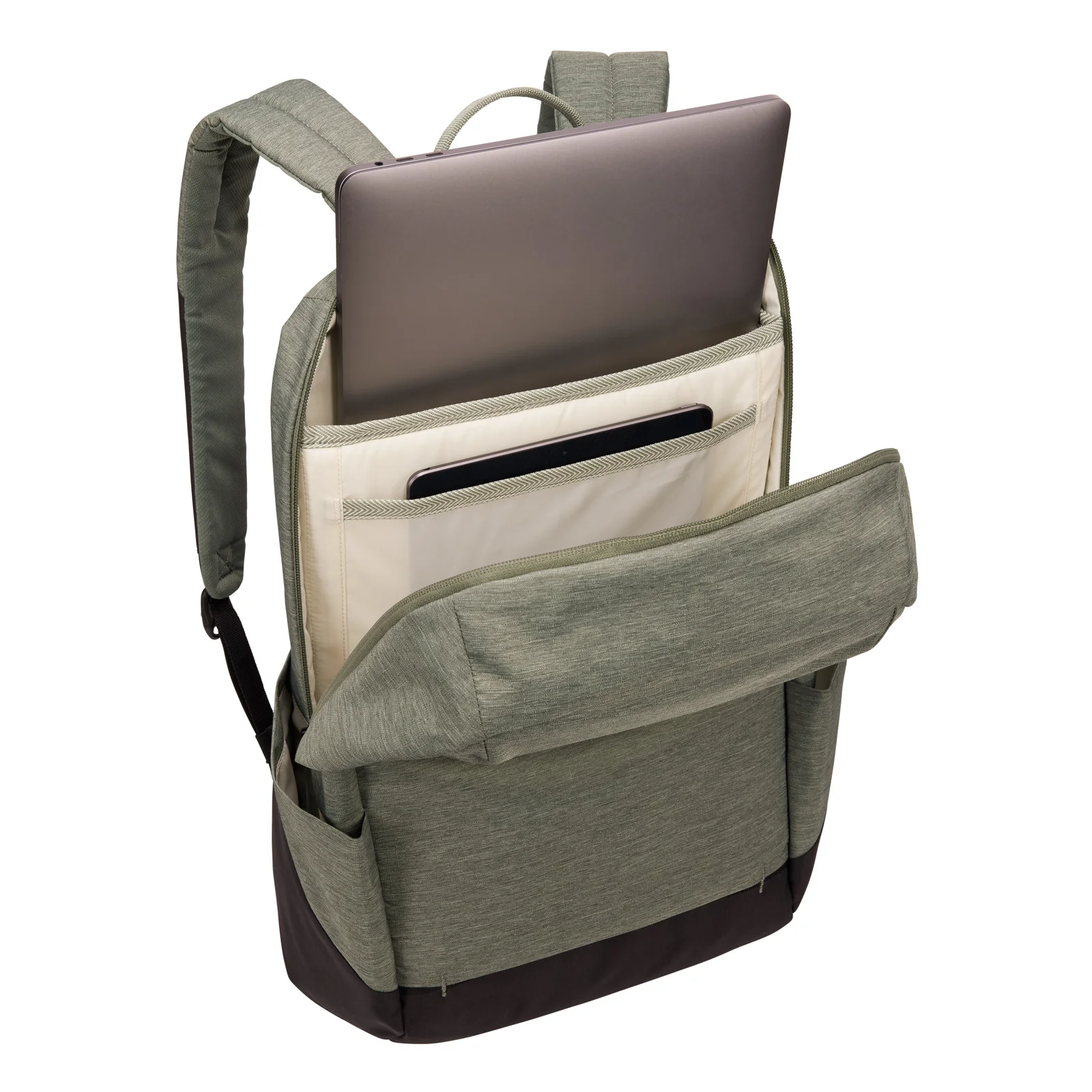 Thule Lithos TLBP216 - Agave/Black sac à dos Sac à dos normal Noir, Gris Polyester