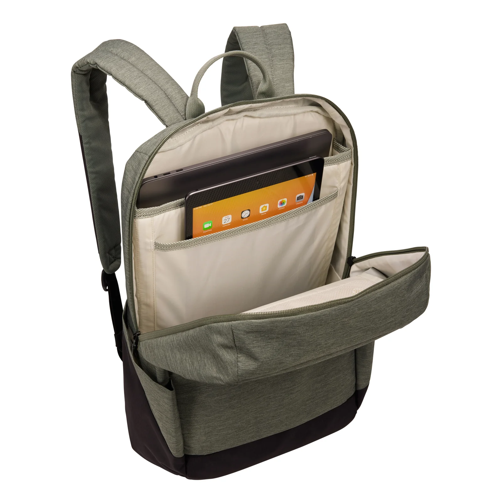 Thule Lithos TLBP216 - Agave/Black sac à dos Sac à dos normal Noir, Gris Polyester