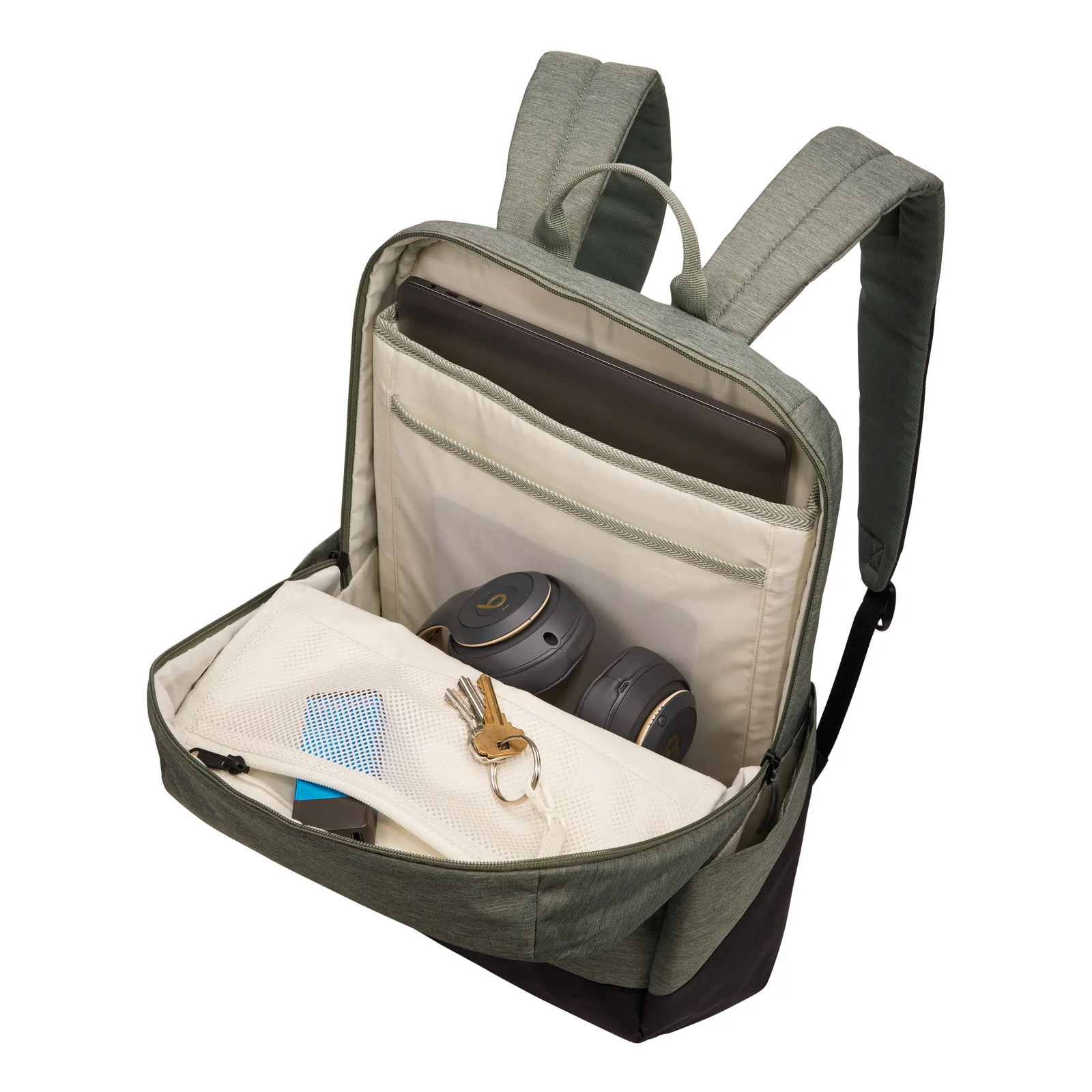 Thule Lithos TLBP216 - Agave/Black sac à dos Sac à dos normal Noir, Gris Polyester
