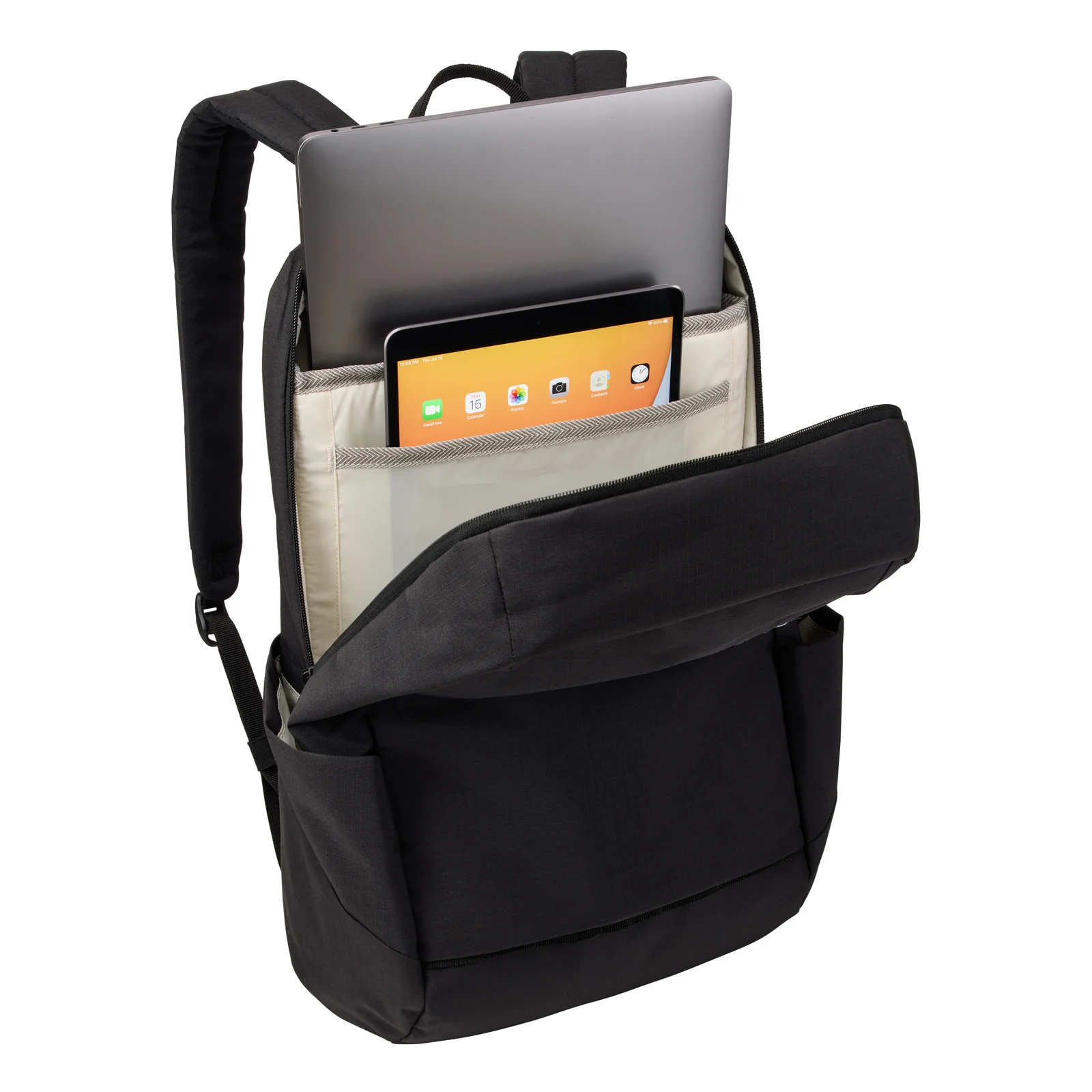 Thule Lithos TLBP216 - Black sac à dos Sac à dos normal Noir Polyester