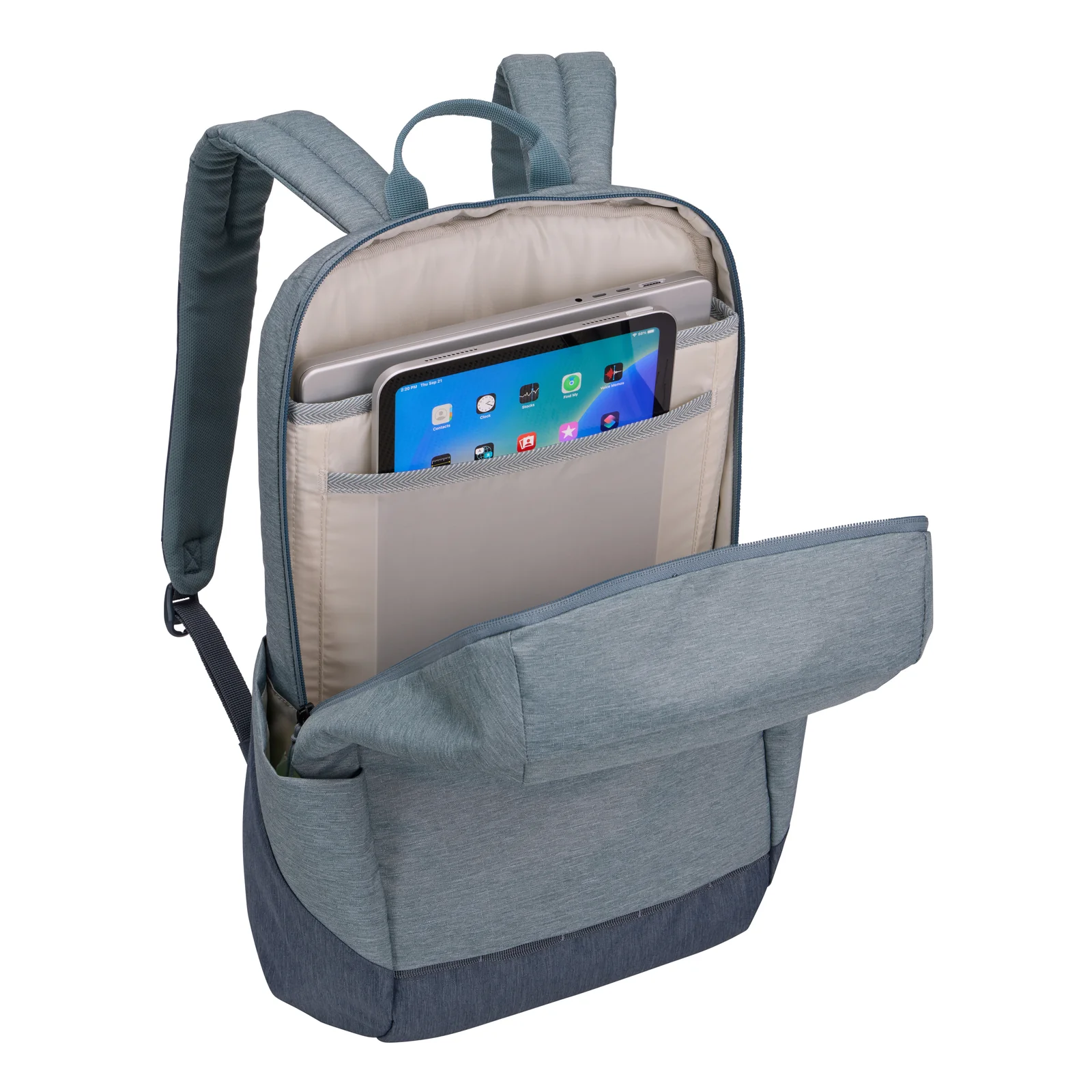 Thule Lithos TLBP216 Pond Gray sac à dos Sac à dos normal Gris Polyester