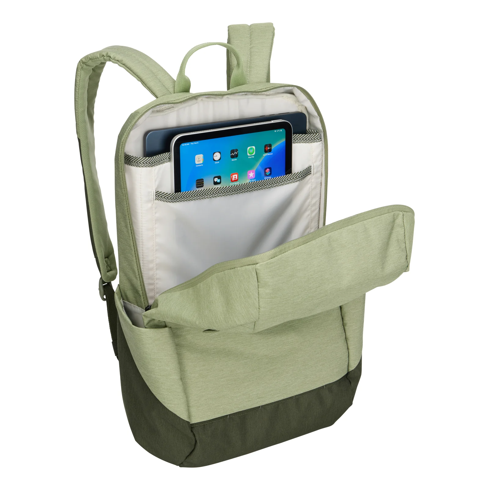 Thule Lithos TLBP216 - Quiet green sac à dos Sac à dos normal Vert Polyester