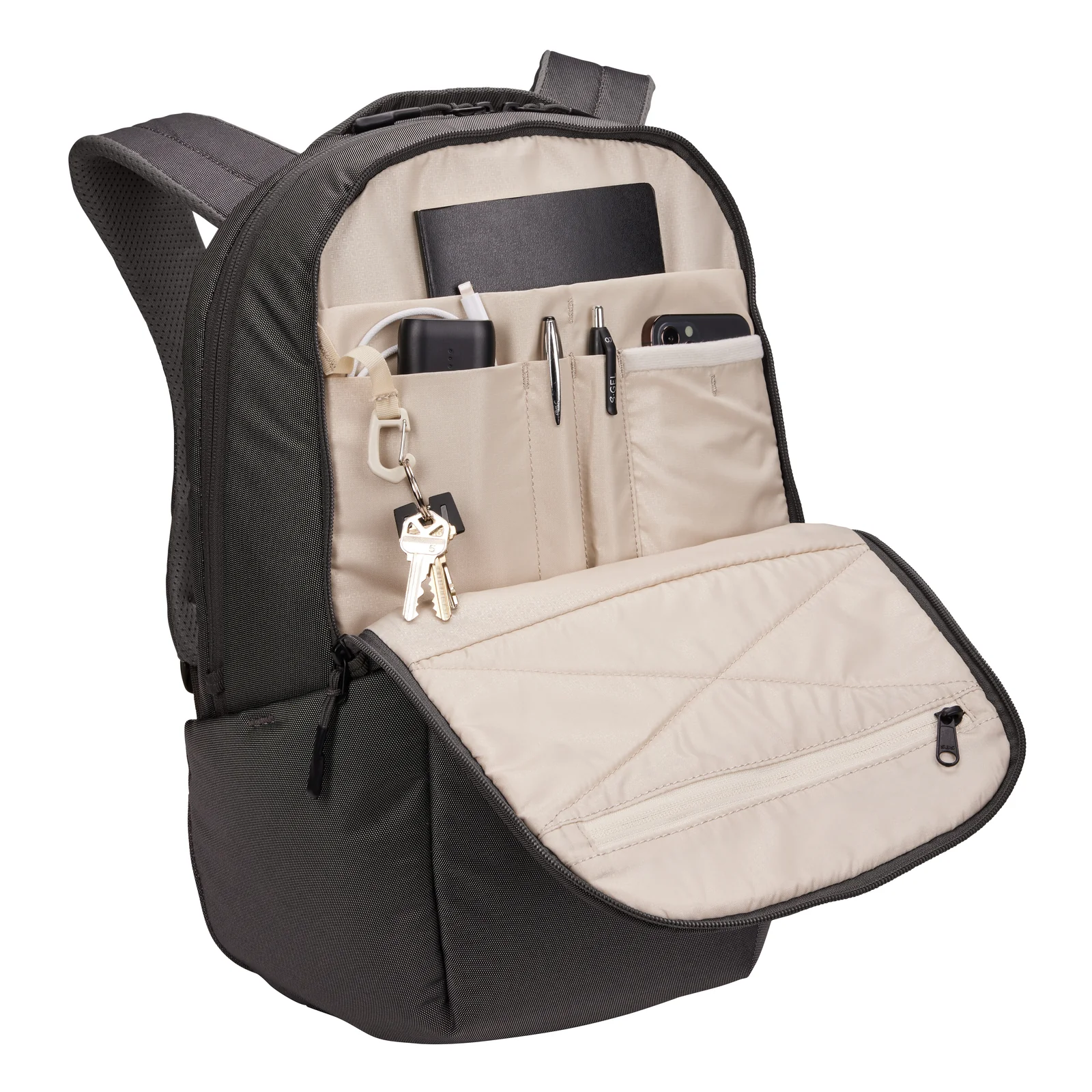 Thule Subterra 2 TSLB415 Vetiver Gray sac à dos Sac à dos normal Gris Polyester