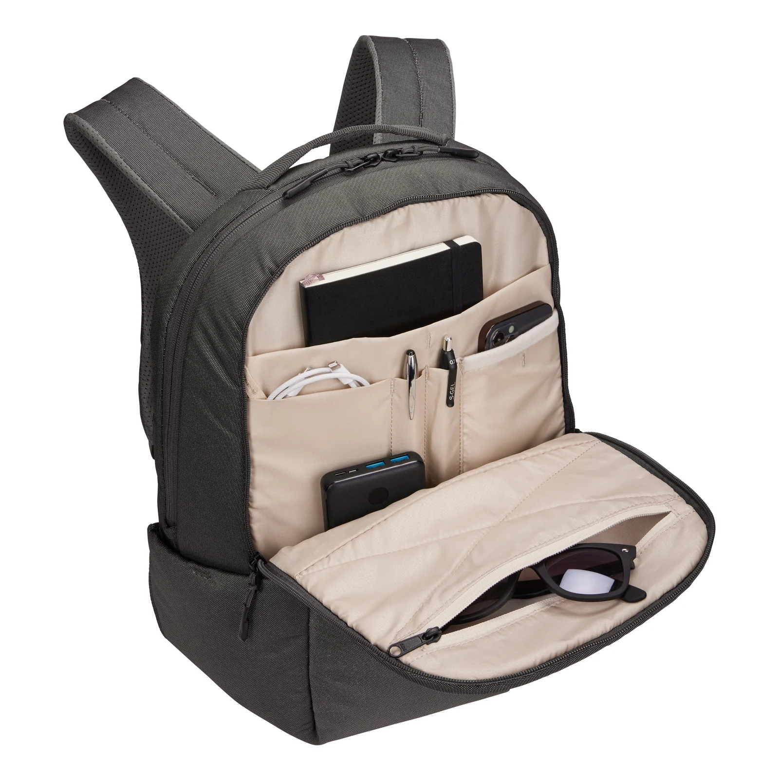 Thule Subterra 2 TSLB415 Vetiver Gray sac à dos Sac à dos normal Gris Polyester
