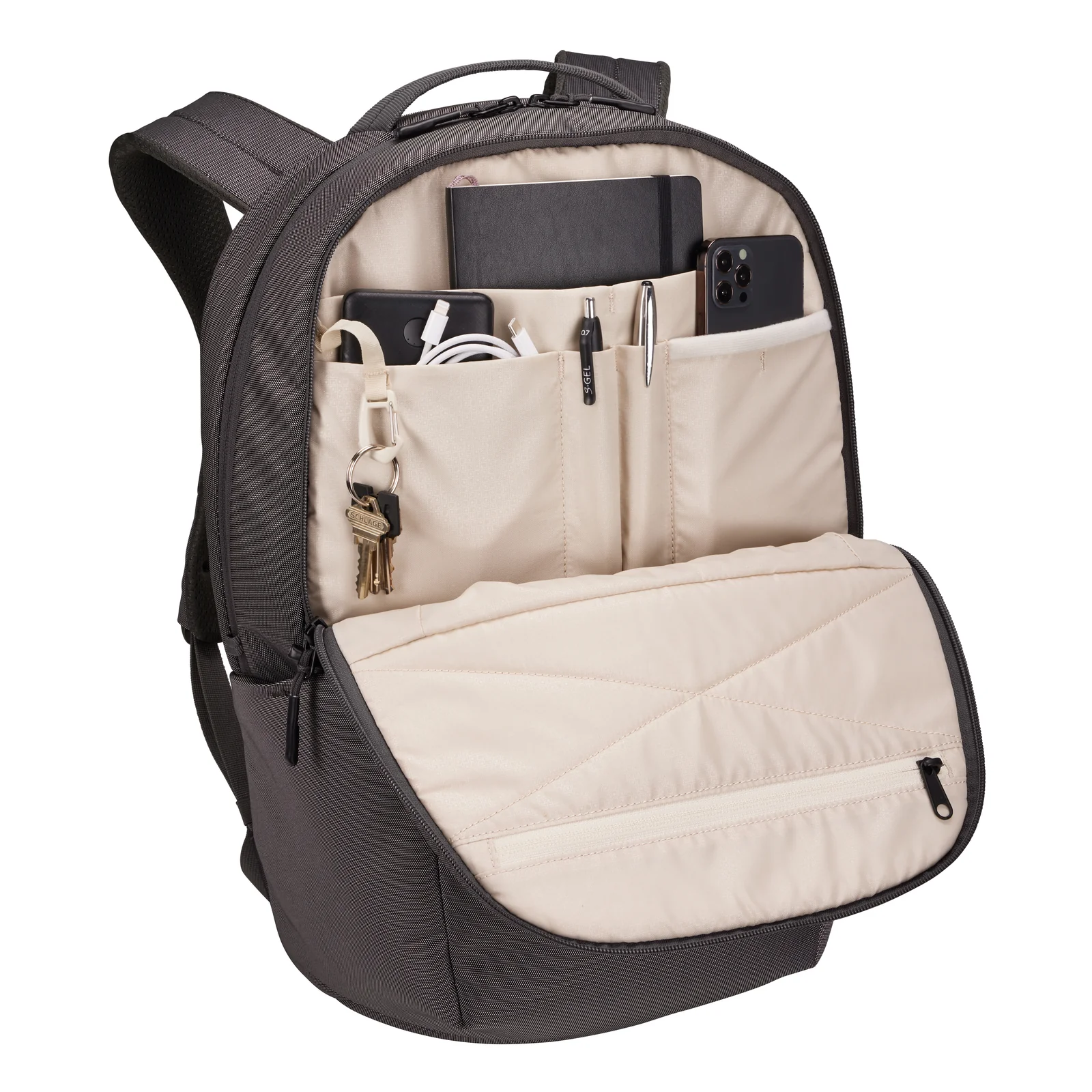 Thule Subterra 2 TSLB417 Vetiver Gray sac à dos Sac à dos normal Gris Polyester