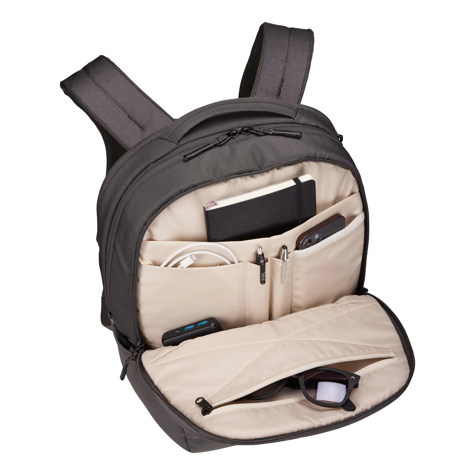Thule Subterra 2 TSLB417 Vetiver Gray sac à dos Sac à dos normal Gris Polyester