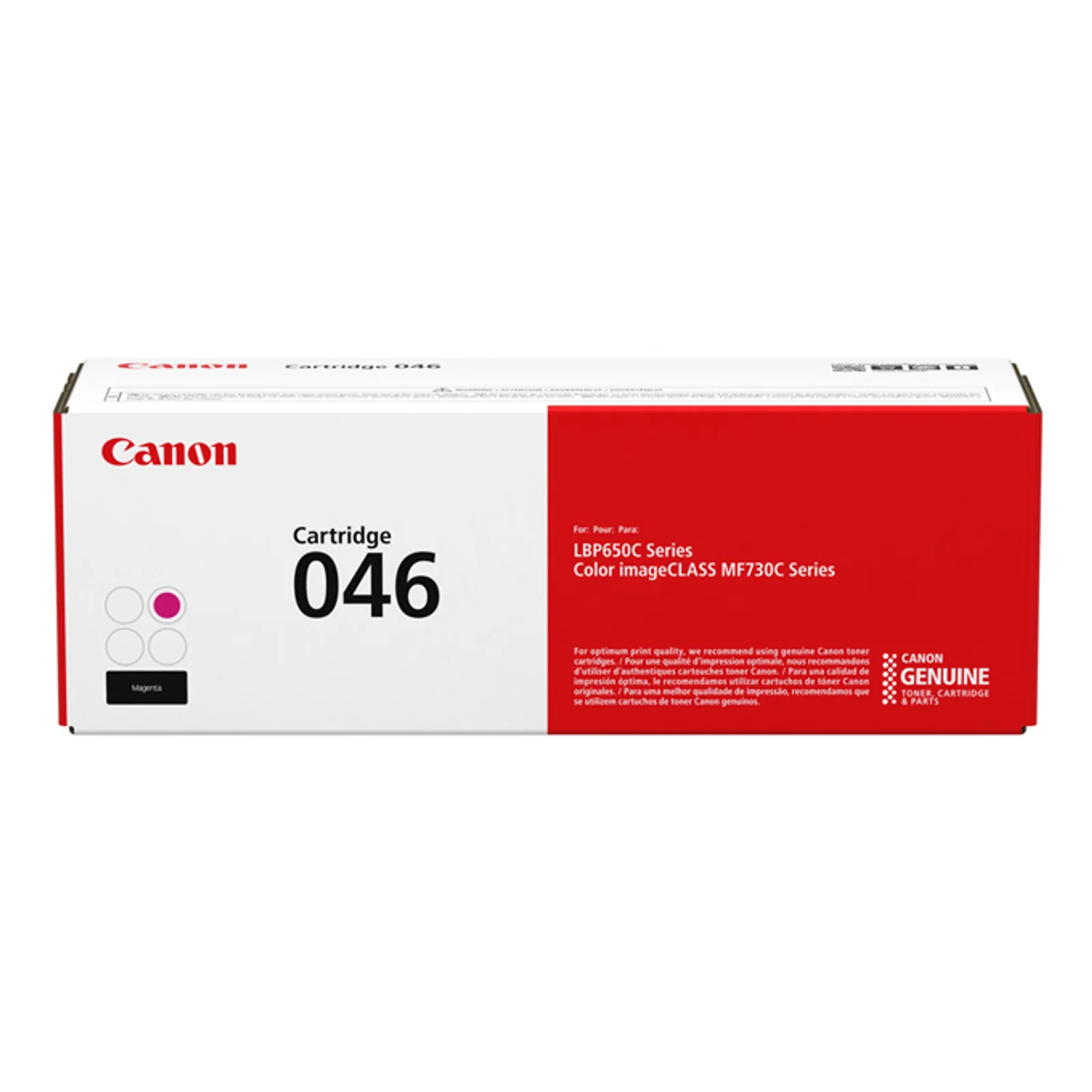 Boîte Canon Cartridge 046 magenta avec compatibilité LBP650C Series et Color imageCLASS MF730C Series