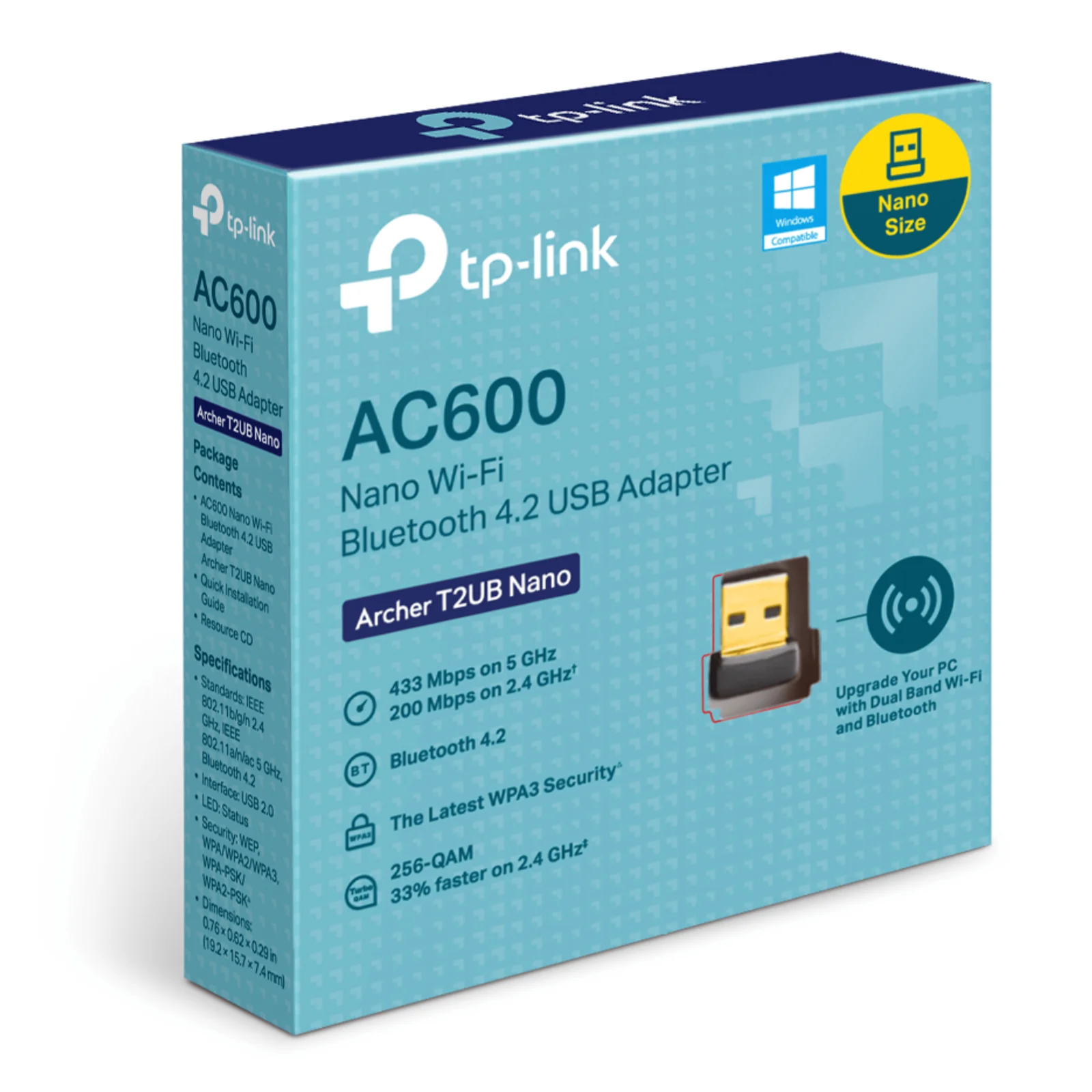 TP-Link Archer T2UB Nano WLAN / Bluetooth 433 Mbit/s