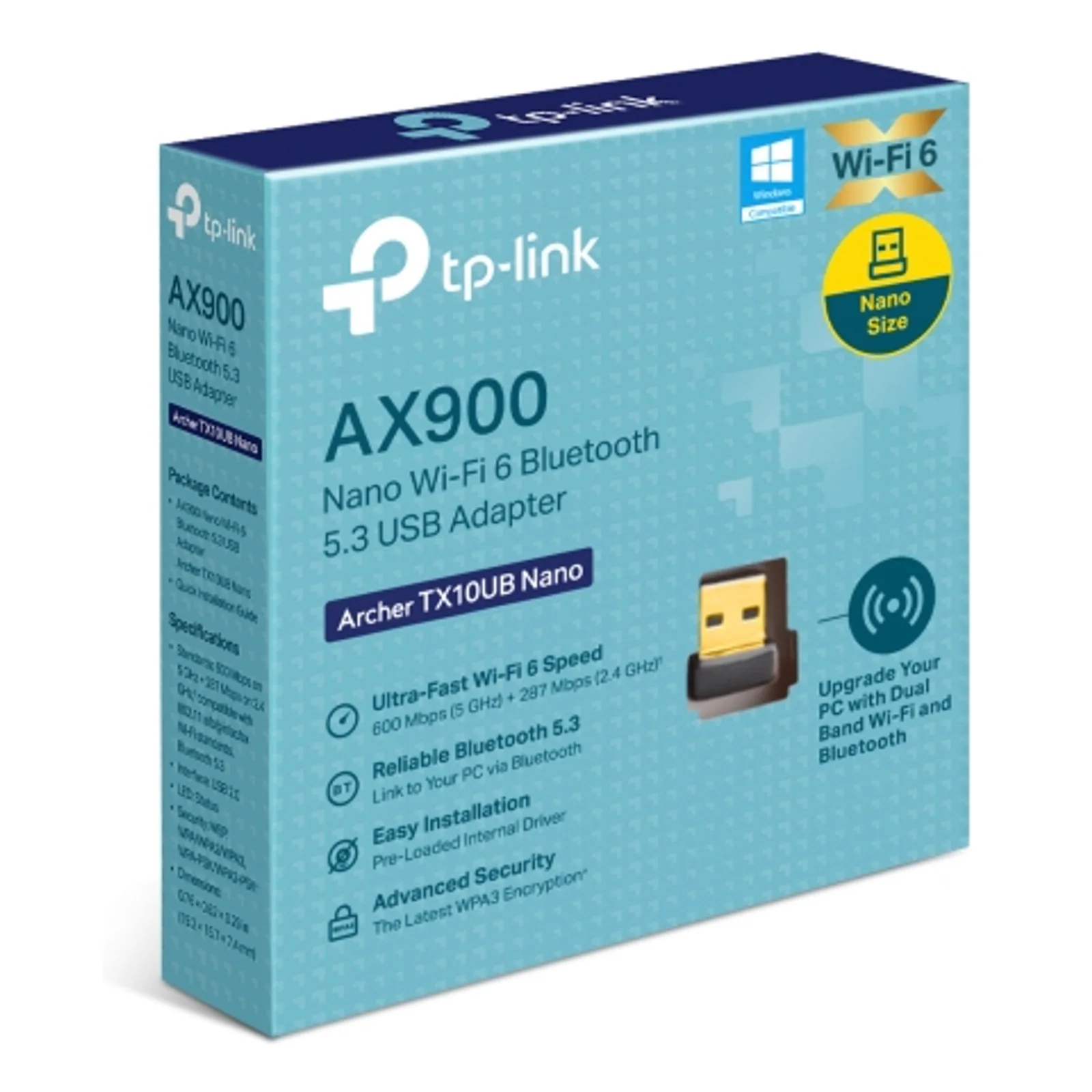 TP-Link Archer TX10UB Nano Bluetooth 600 Mbit/s
